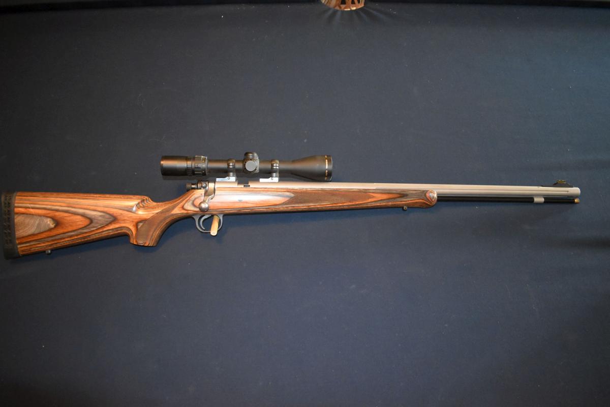 Knight .45 Cal., D.I.S.C. Extreme Blackpowder Only, Bolt Action Muzzleloader, Rod, Wood Stock, Stain