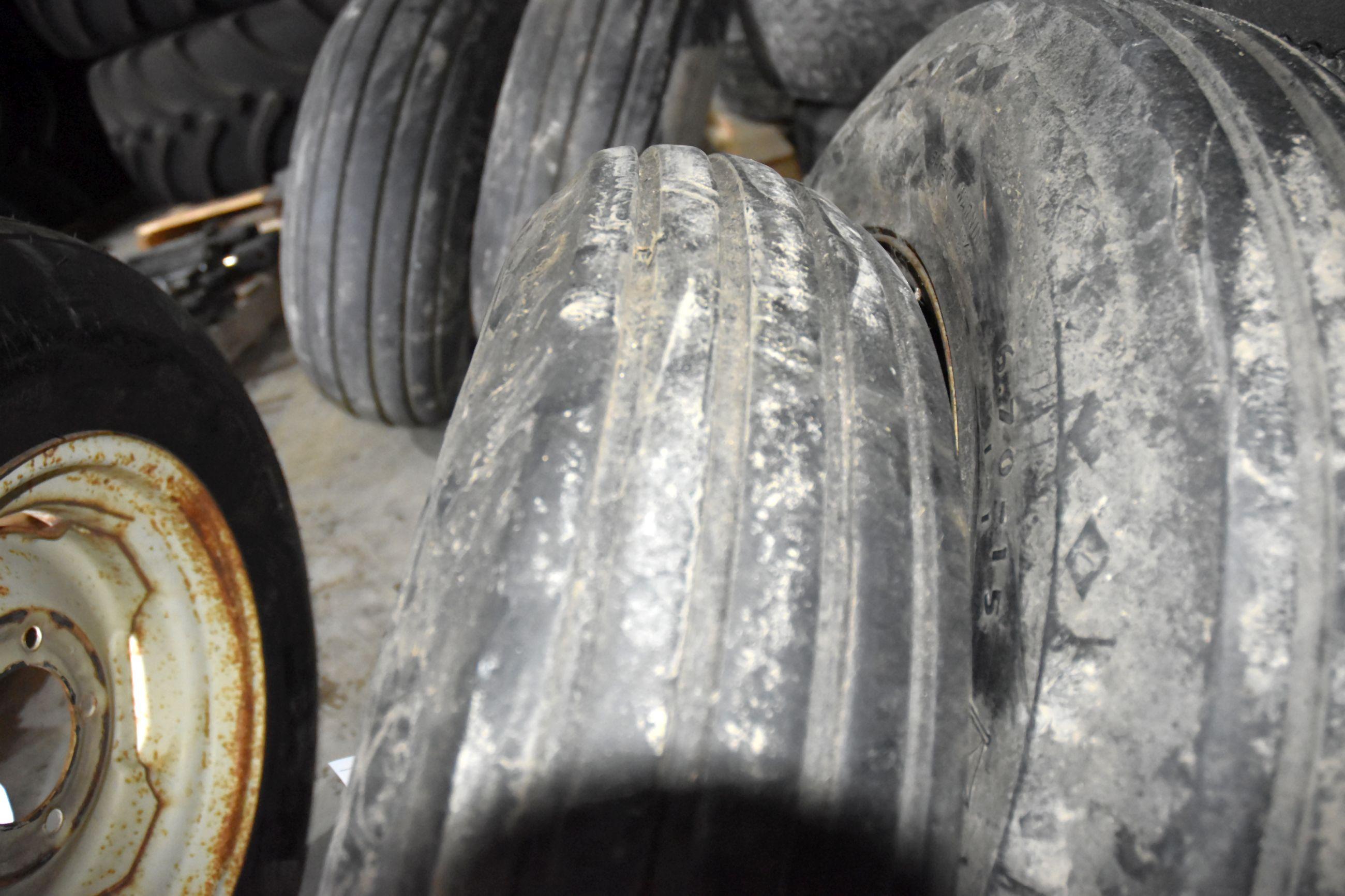 Used Goodyear 6.70-15 Tire On 5 Bolt Rim