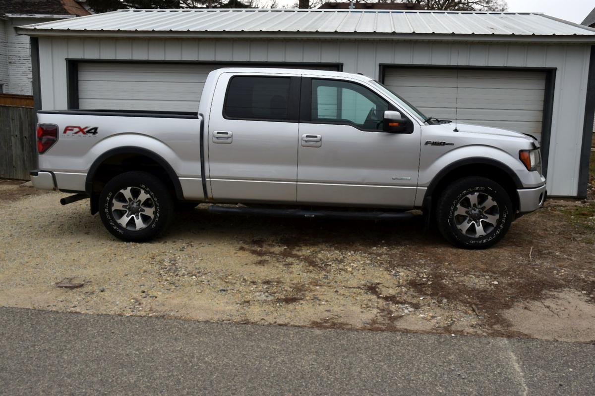 2012 Ford F150 Pickup, FX4 Package, 140,148 Miles, Eco-Boost V6 Engine, Super Crew 4 Door, 4x4, Sun