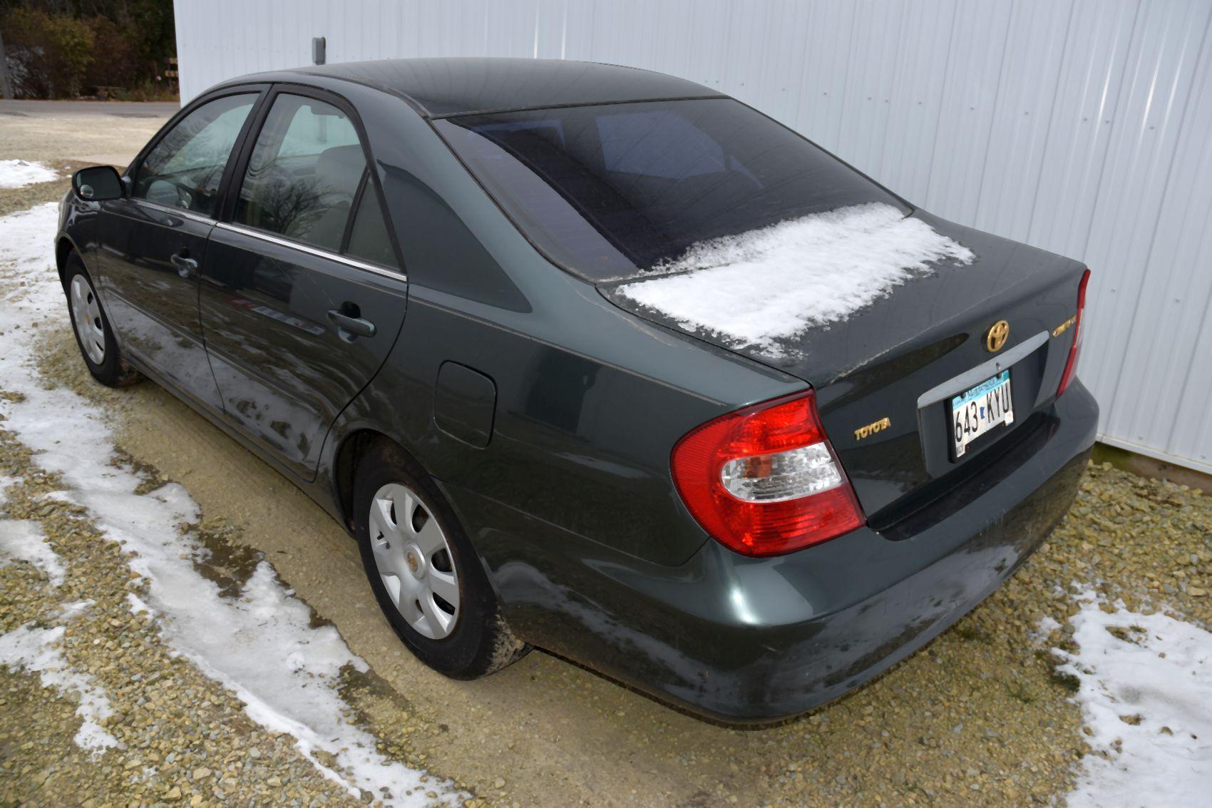 2002 Toyota Camry LE Car, Auto, 141,644 Miles, Cloth, CD, AM/FM, Runs Good, Just Detailed, Has Bee