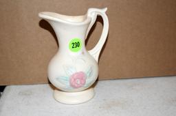 Hull Pottery Open Rose Vase 128, 4.75"