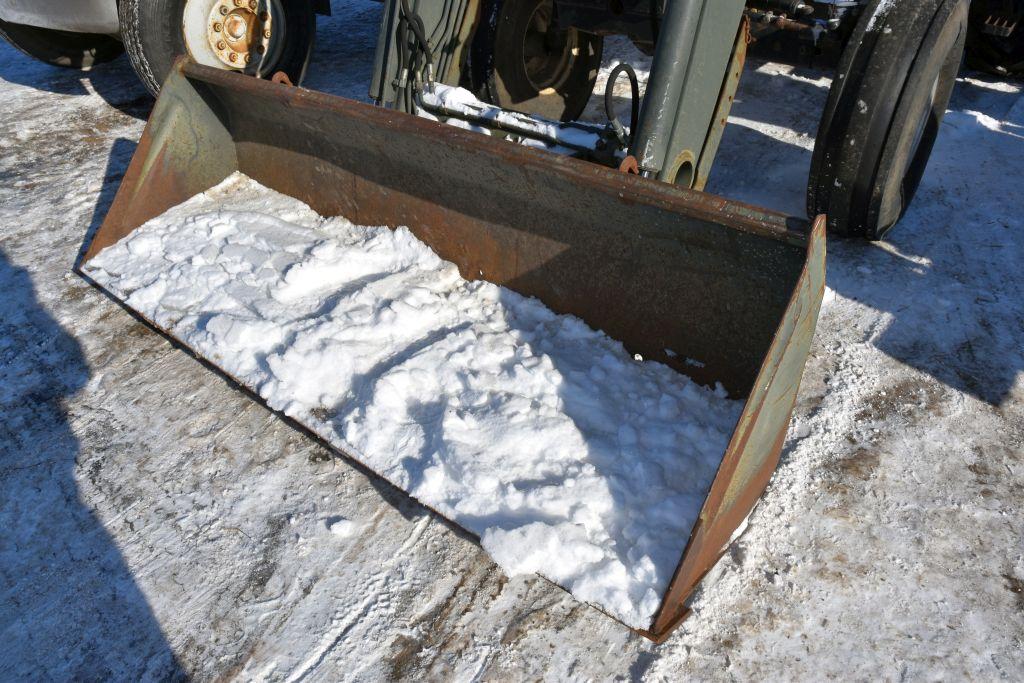 1992 White 6105 2WD Tractor With Agco 670 Loader Non-J