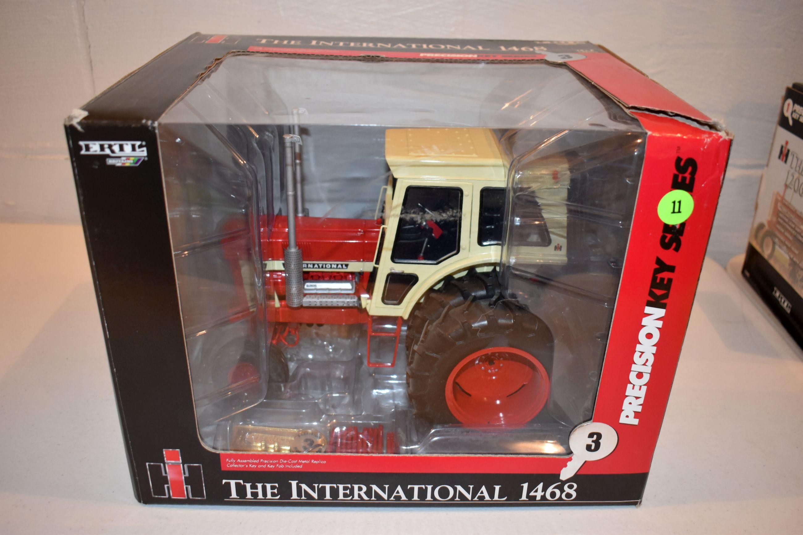 Ertl Britain's Precision Key Series No.3 International 1468 V8 Tractor, 1/16th Scale With Box, Box H