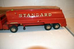 1960s Tonka No.145 Tanker Truck, With Original Box, Box Is A Little Rough