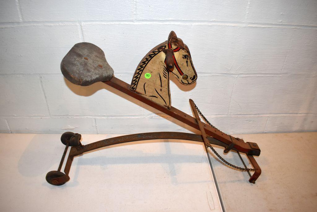 Wooden Childrens Riding Horse