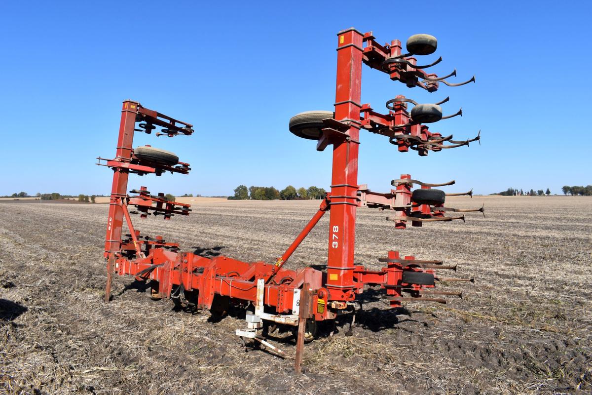 White 378 Row Crop Cultivator, 12 Row 30", 3pt., Sells With The Guide 3pt Guidance Hitch