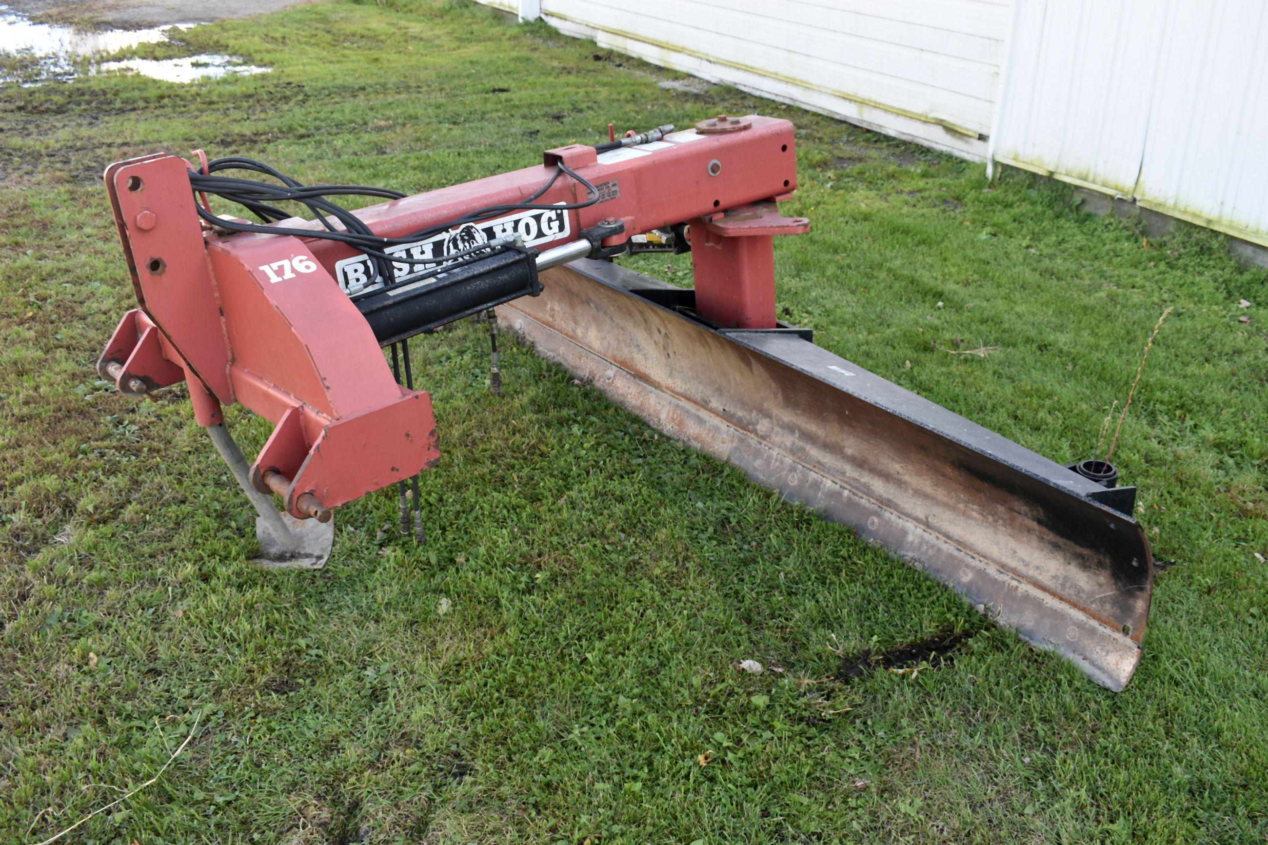 Bushhog Model 176, 3pt Blade Tilt and Angle, 10' Blade, SN: 12-02205