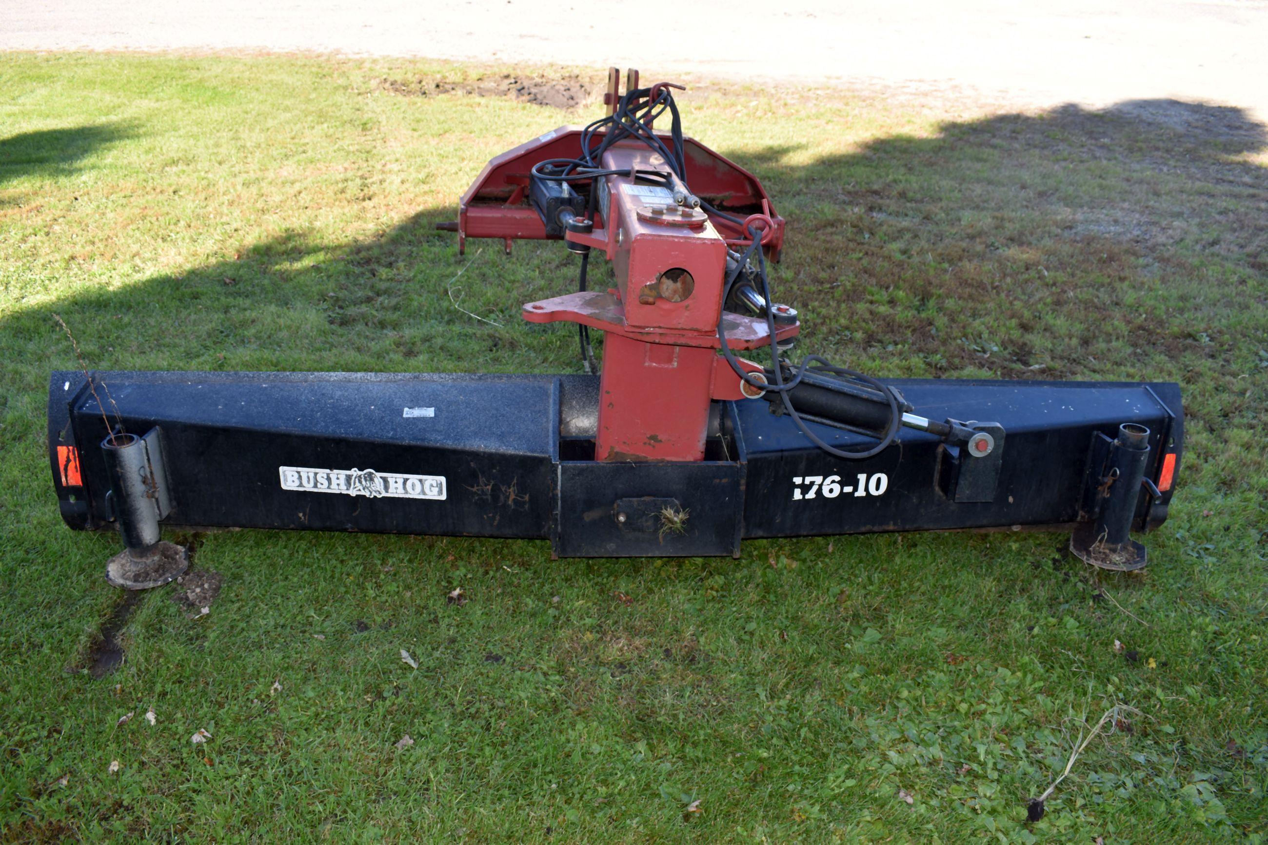 Bushhog Model 176, 3pt Blade Tilt and Angle, 10' Blade, SN: 12-02205