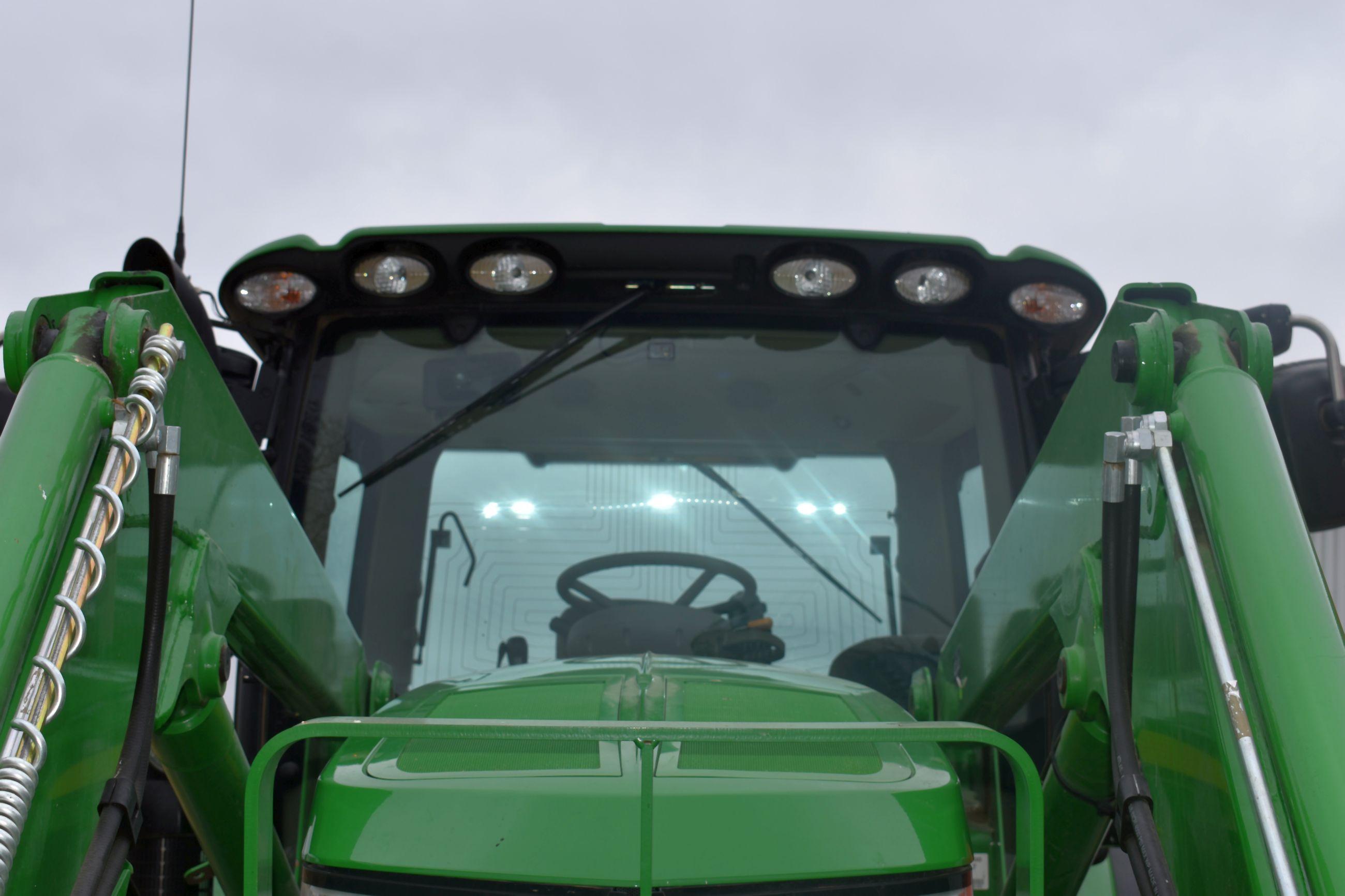 2013 John Deere 6150R Premium MFWD, 901 Actual Hours, with John Deere H360 Loader w/ Aux. Hydraulics