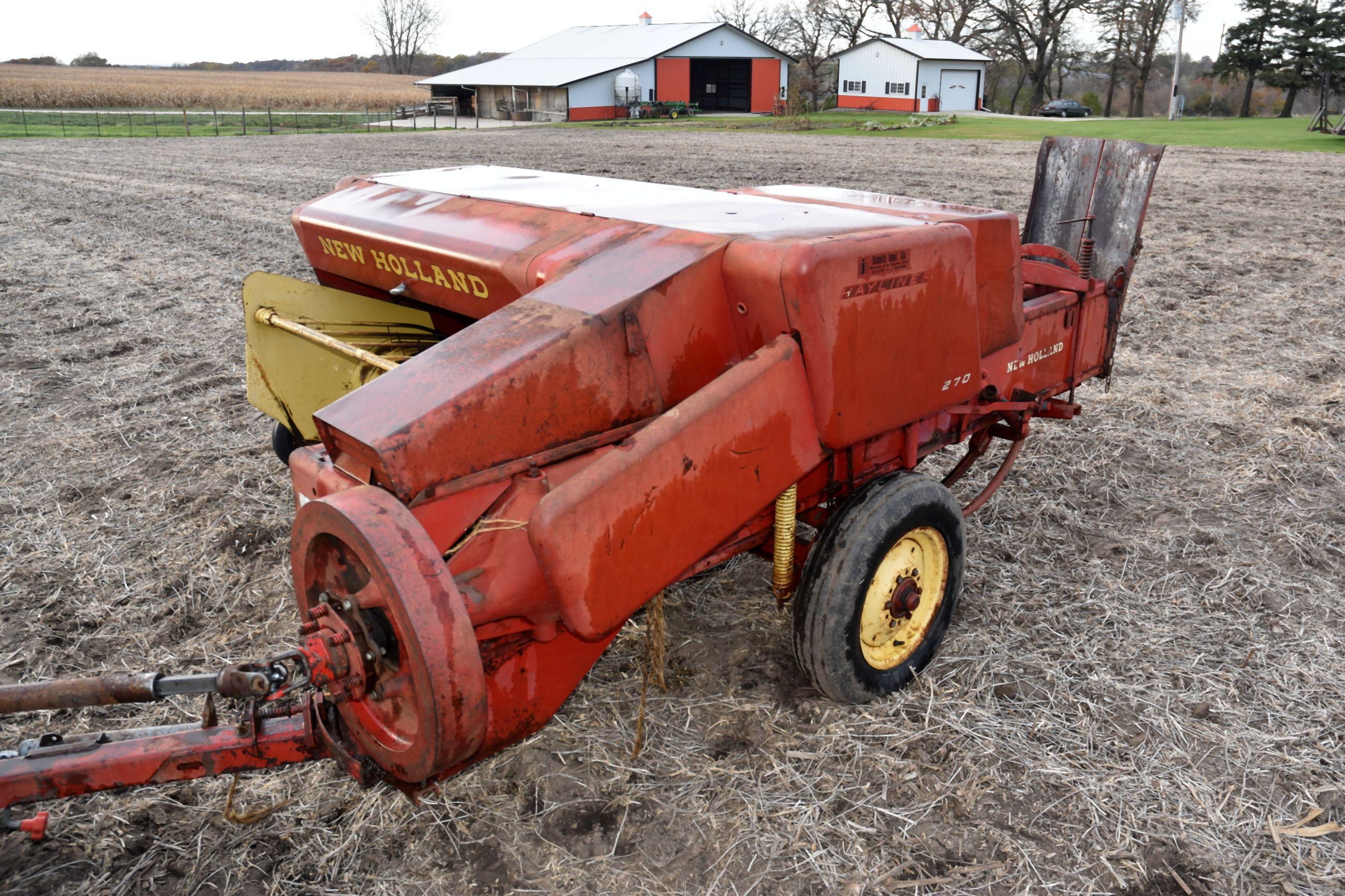 New Holland 270 Square Baler, 540PTO, Straight Chute