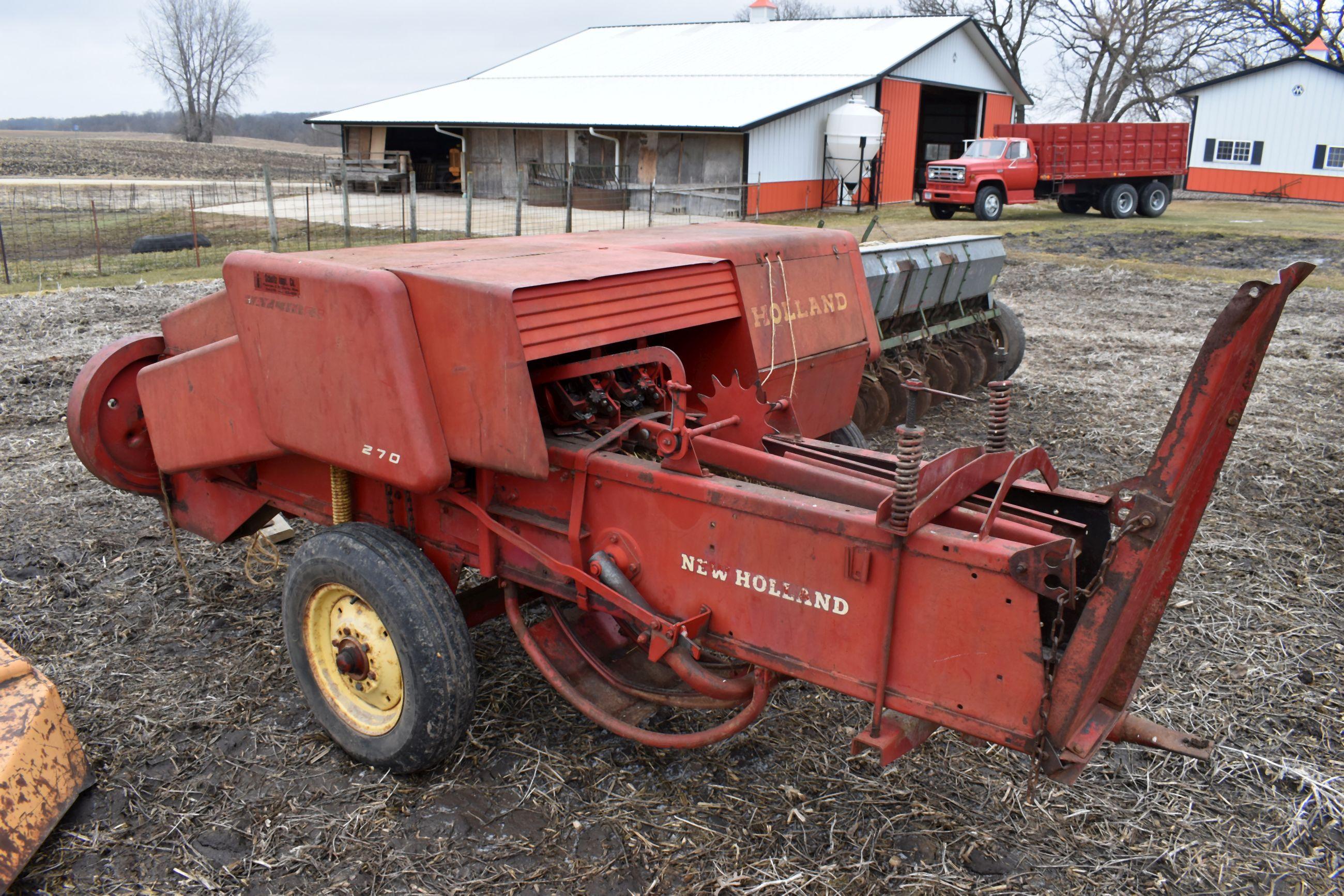 New Holland 270 Square Baler, 540PTO, Straight Chute