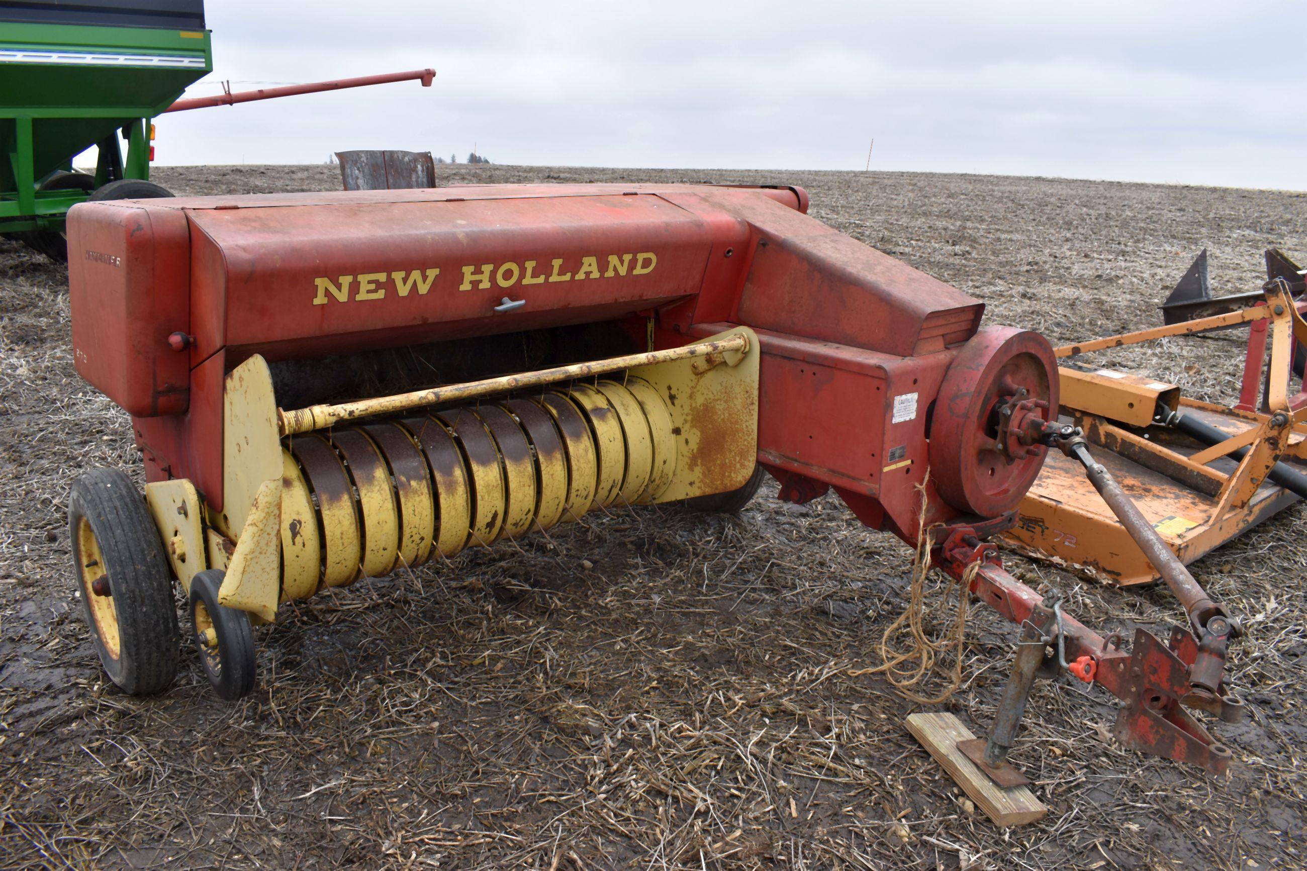 New Holland 270 Square Baler, 540PTO, Straight Chute