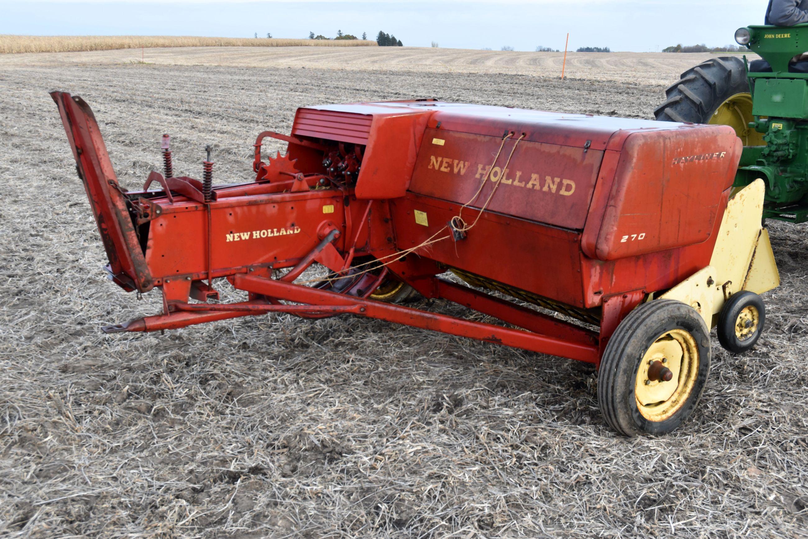 New Holland 270 Square Baler, 540PTO, Straight Chute