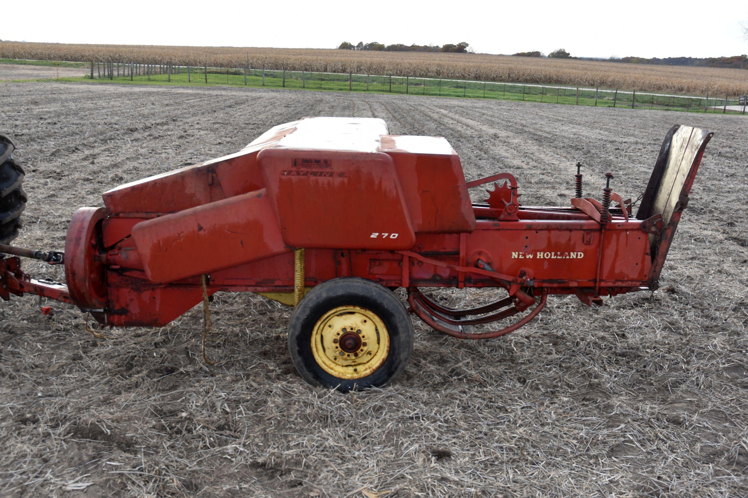 New Holland 270 Square Baler, 540PTO, Straight Chute