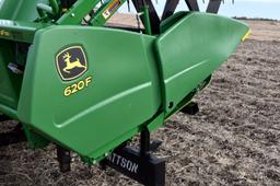 2014 John Deere 620F Hydra-Flex Bean Head, 20’, Full Finger Auger, Stubble Lights, Single PTO, Singl