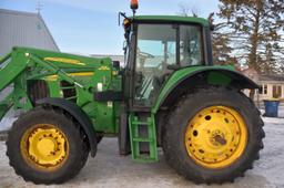 2010 John Deere 7330 MFWD, 3,298 Hours, 20 Speed PowerQuad Plus, 480/80/R38 50%, 3hyd, PTO, Left Han