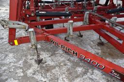 Wil-Rich 3400 Field Cultivator, 32.5’, 14’ Main Frame, 4 Bar Harrow, Light Kit, Gauge Wheels, Walkin