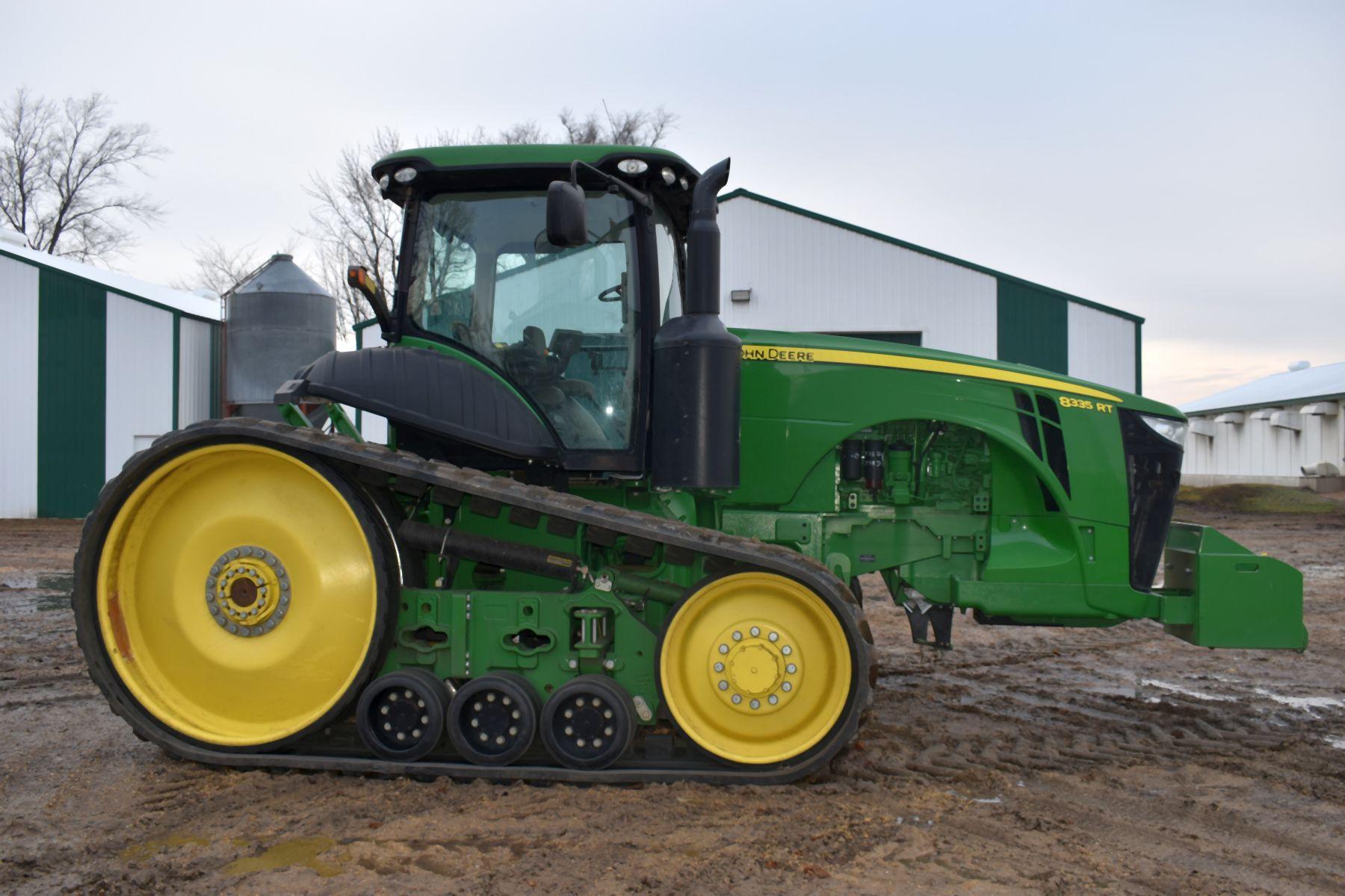 2013 John Deere 8335RT, 3,067 Hours, GS3 Command Center, 3pt, Large 1000PTO, Power Shift, 30” Tracks