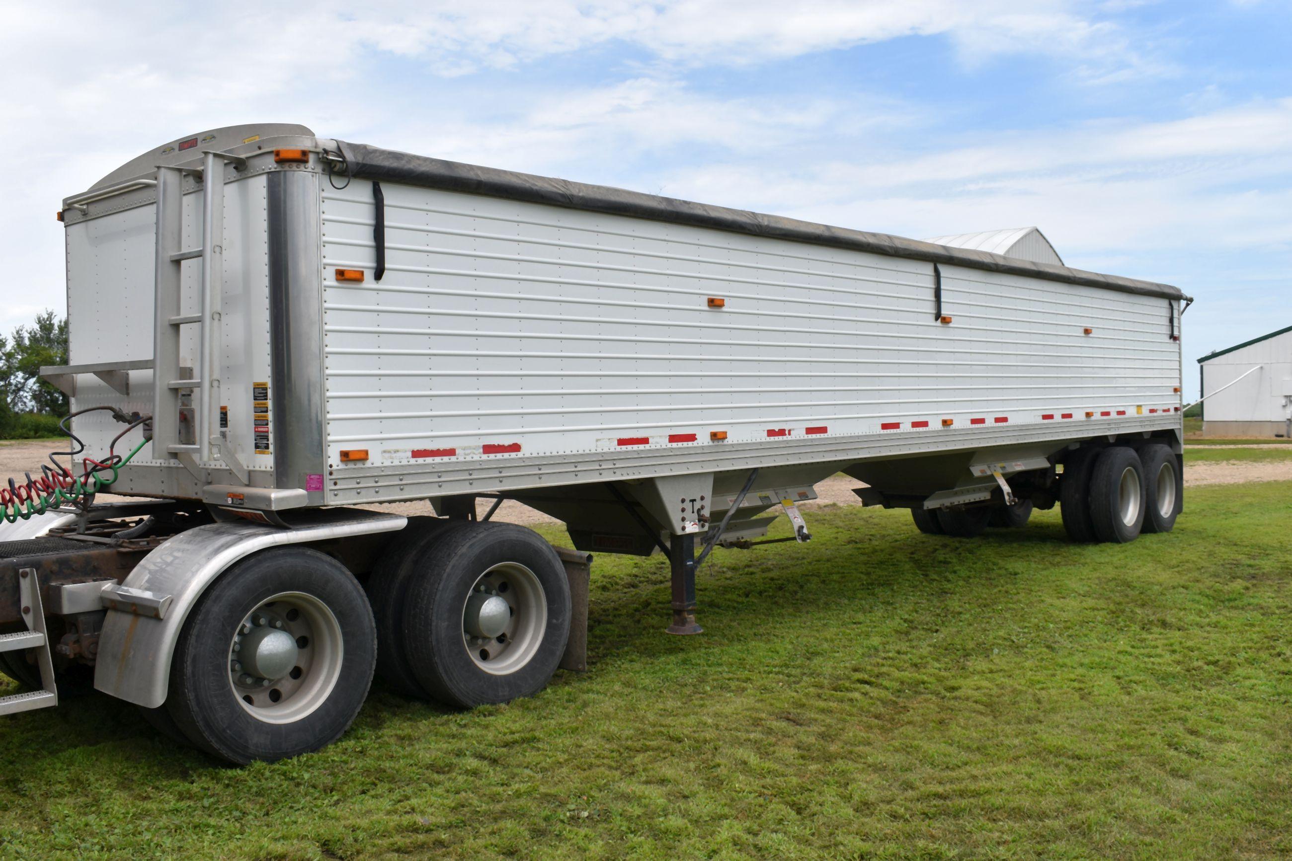 2006 Timpte Hopper Bottom Grain Trailer, 40’x66”x96”, Spring Ride, 24.5 Tires, Full Aluminum Rims, R