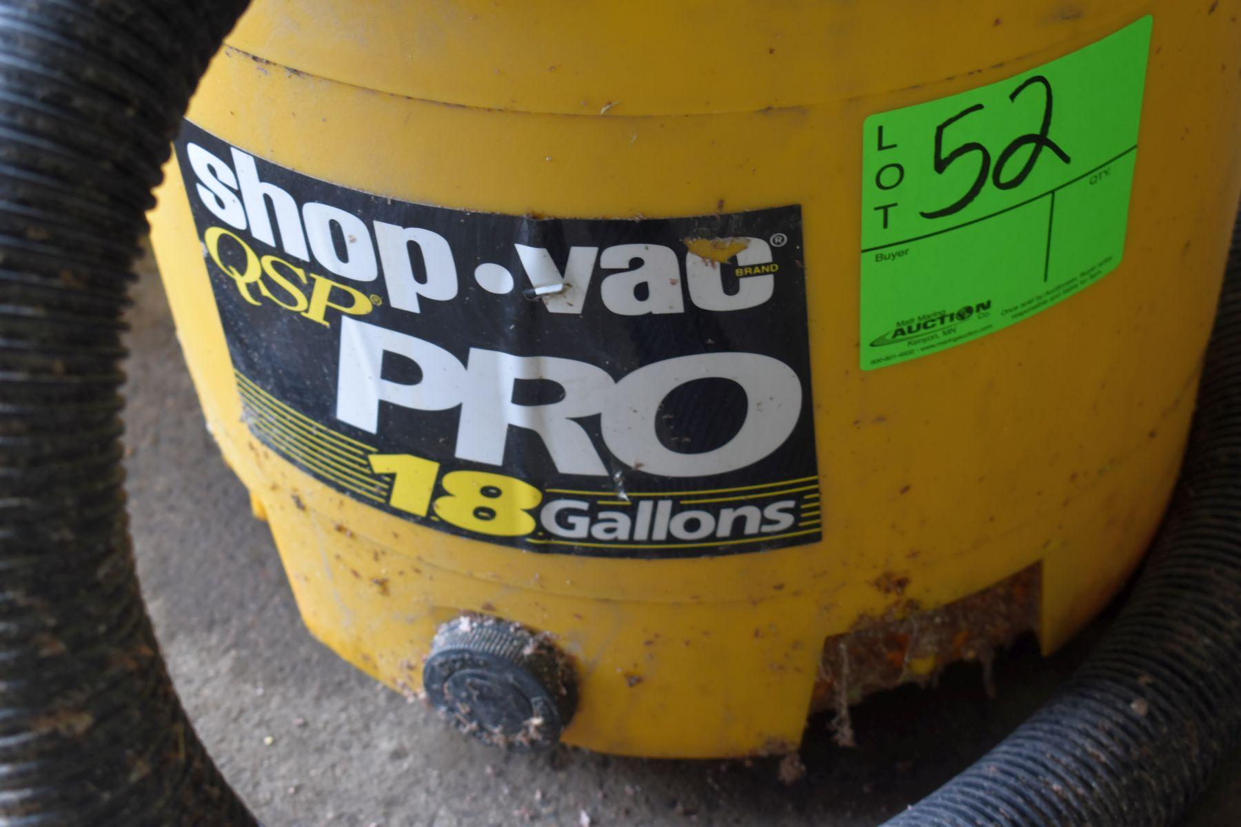 Shop Vac 18 Gallon