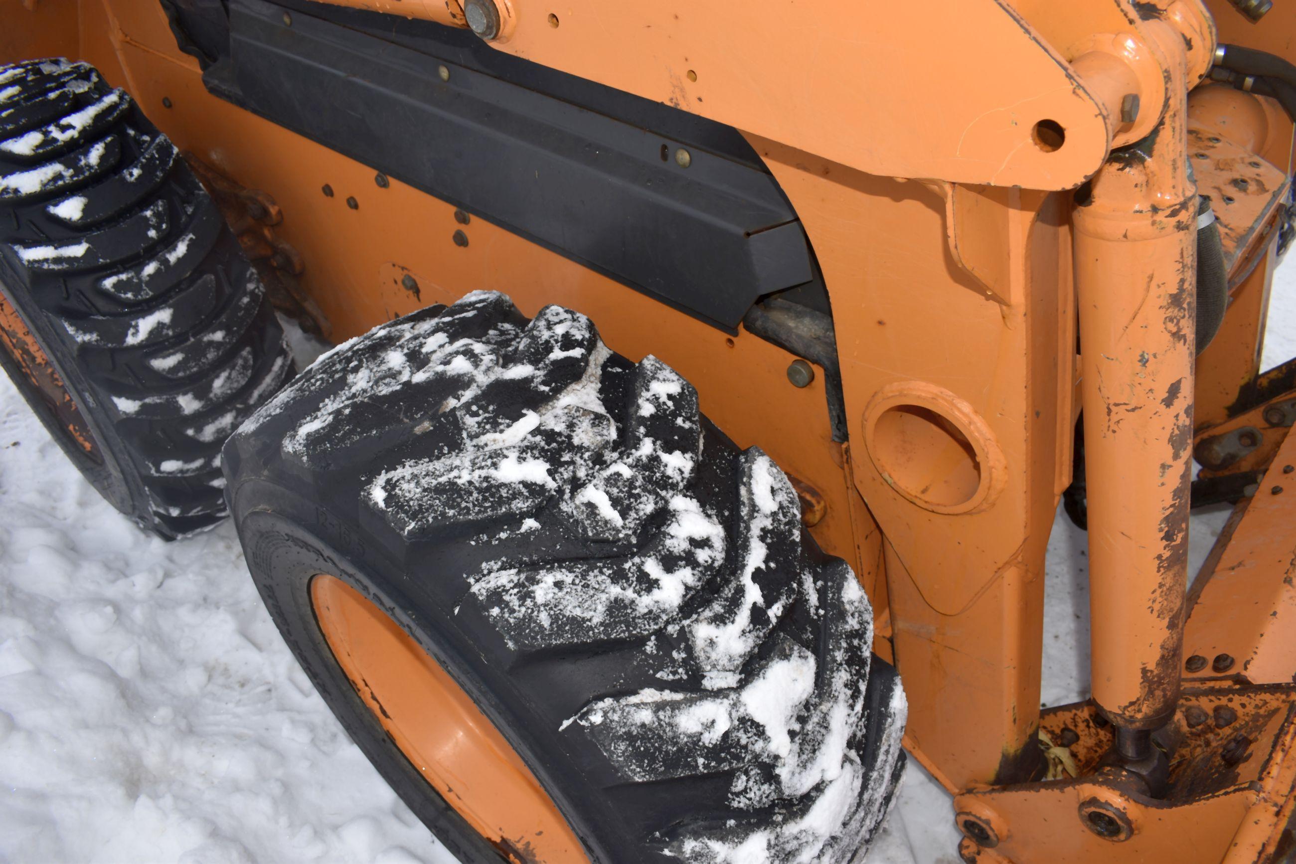 2005 Case 430 Skid Loader, 2,006 Actual Hours, Cab, Heat, Aux Hyd, Quick Attach, Hand Controls, SN: