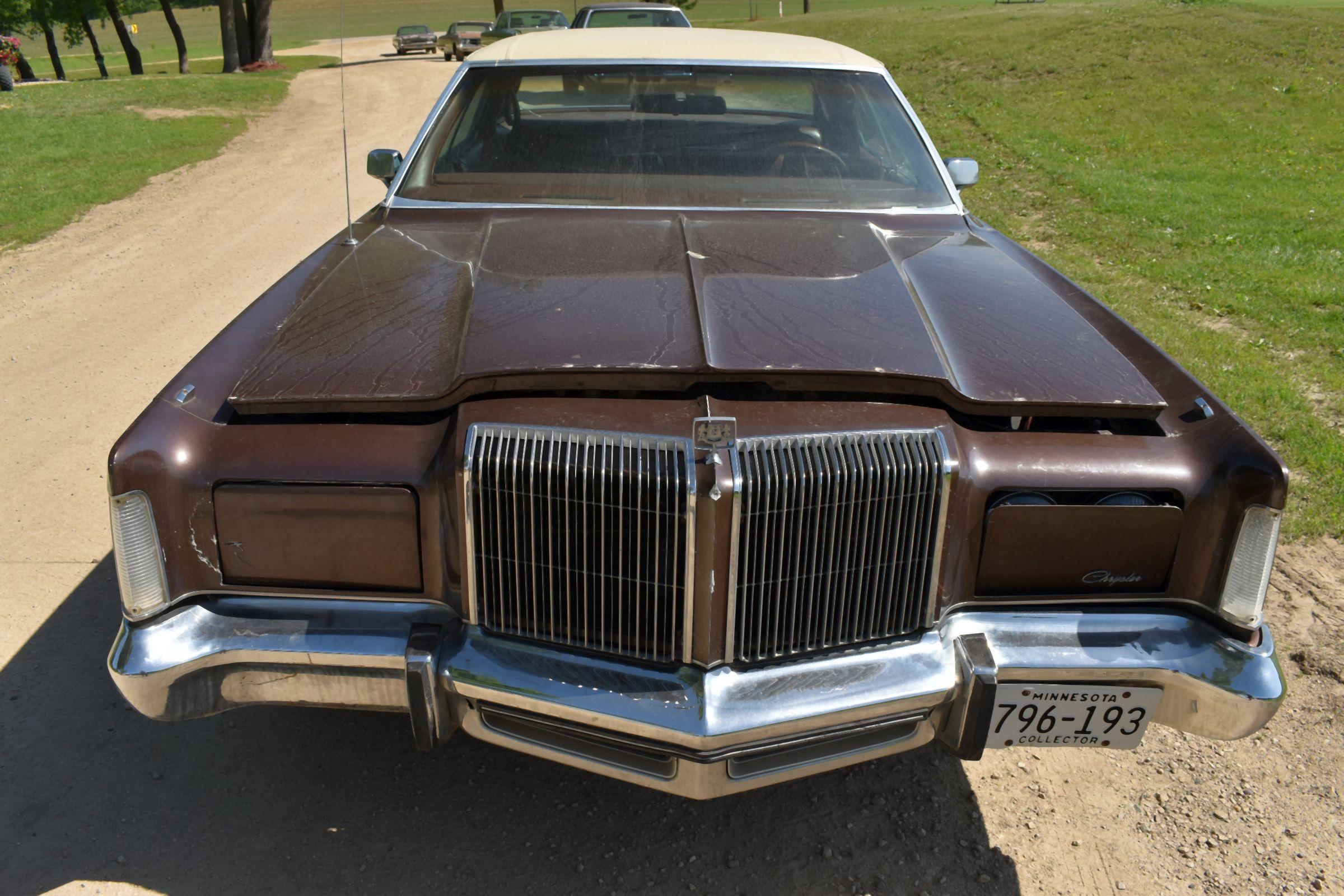 1978 Chrysler New Yorker 4 Door Sedan, 22,650 Miles Showing, Leather Interior, Auto Transmission, 44