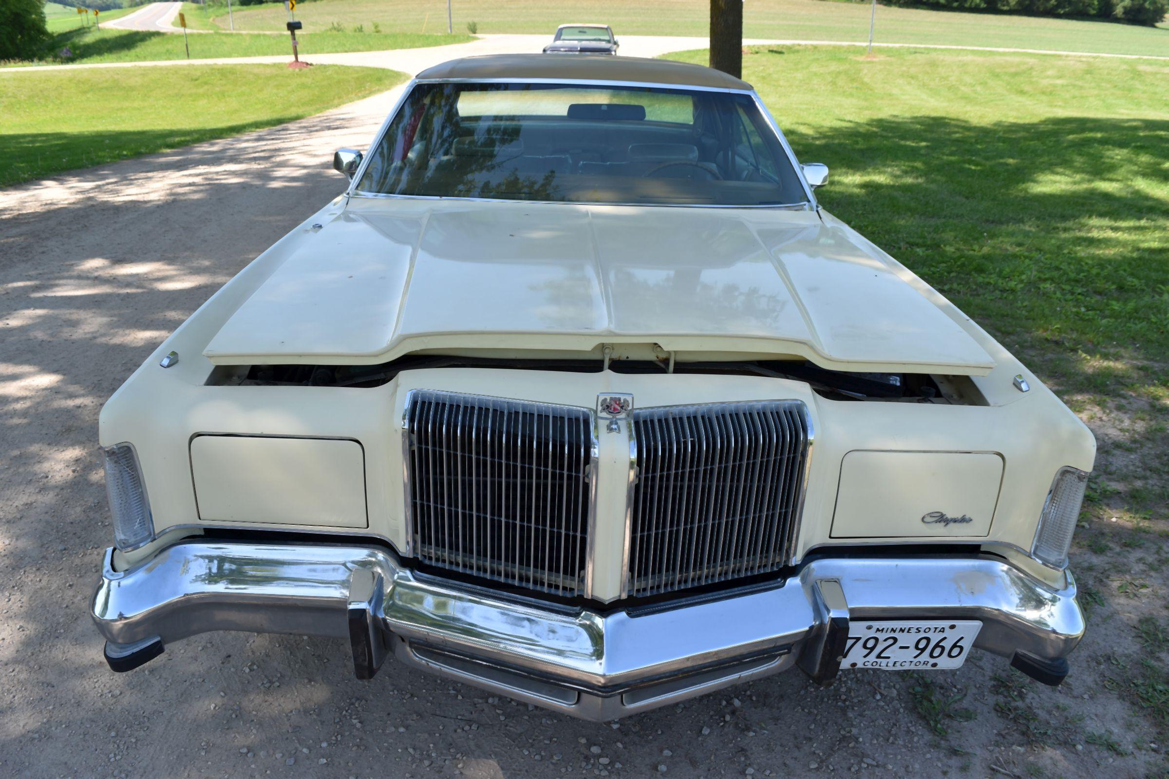 1977 Chrysler New Yorker 4 Door Car, 93,141 Original Miles, 440ci Engine, Auto Transmission, Plastic