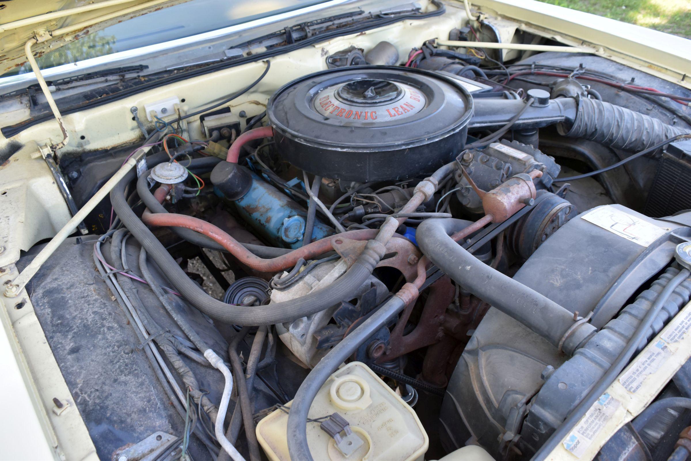 1977 Chrysler New Yorker 4 Door Car, 93,141 Original Miles, 440ci Engine, Auto Transmission, Plastic