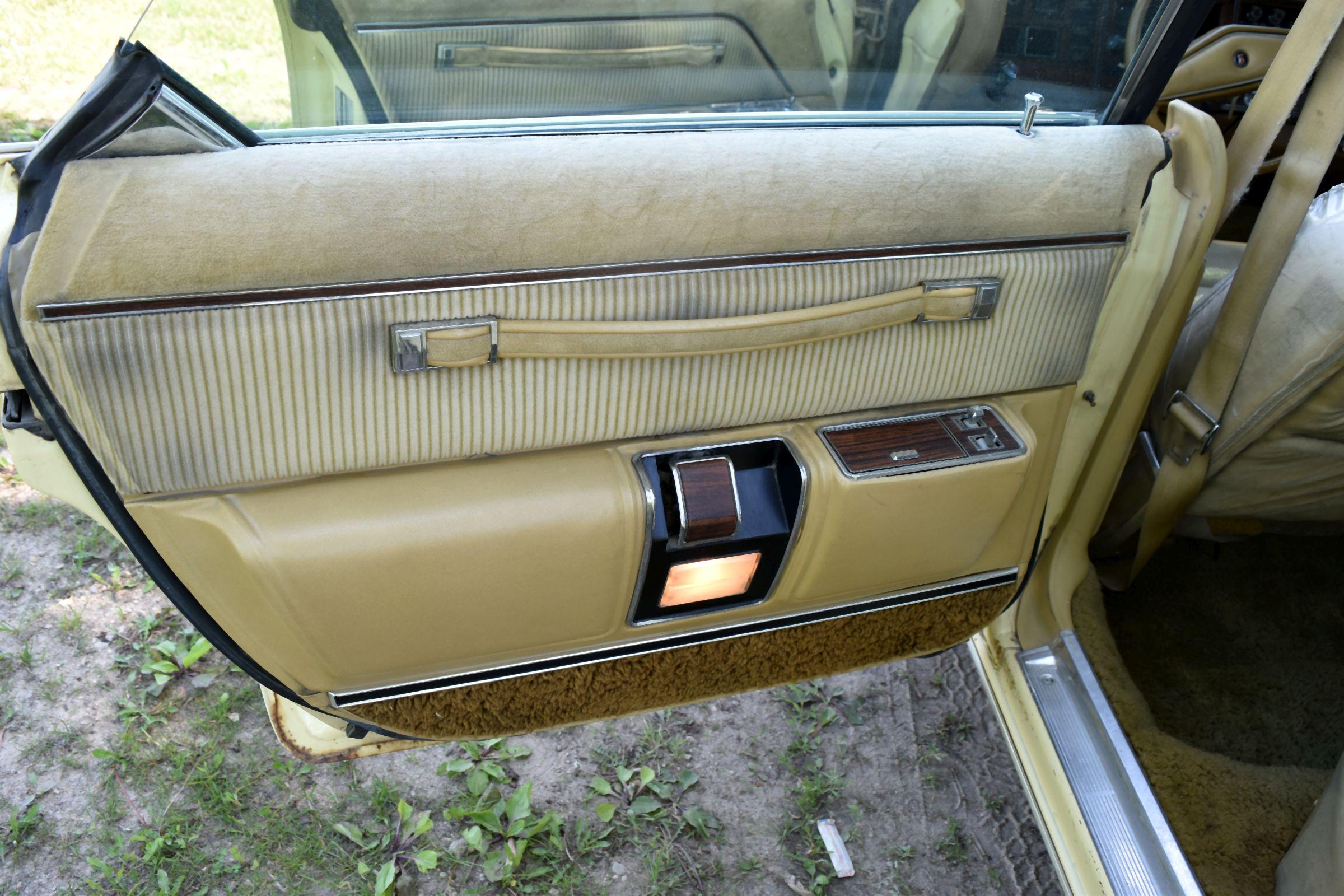 1977 Chrysler New Yorker 4 Door Car, 93,141 Original Miles, 440ci Engine, Auto Transmission, Plastic