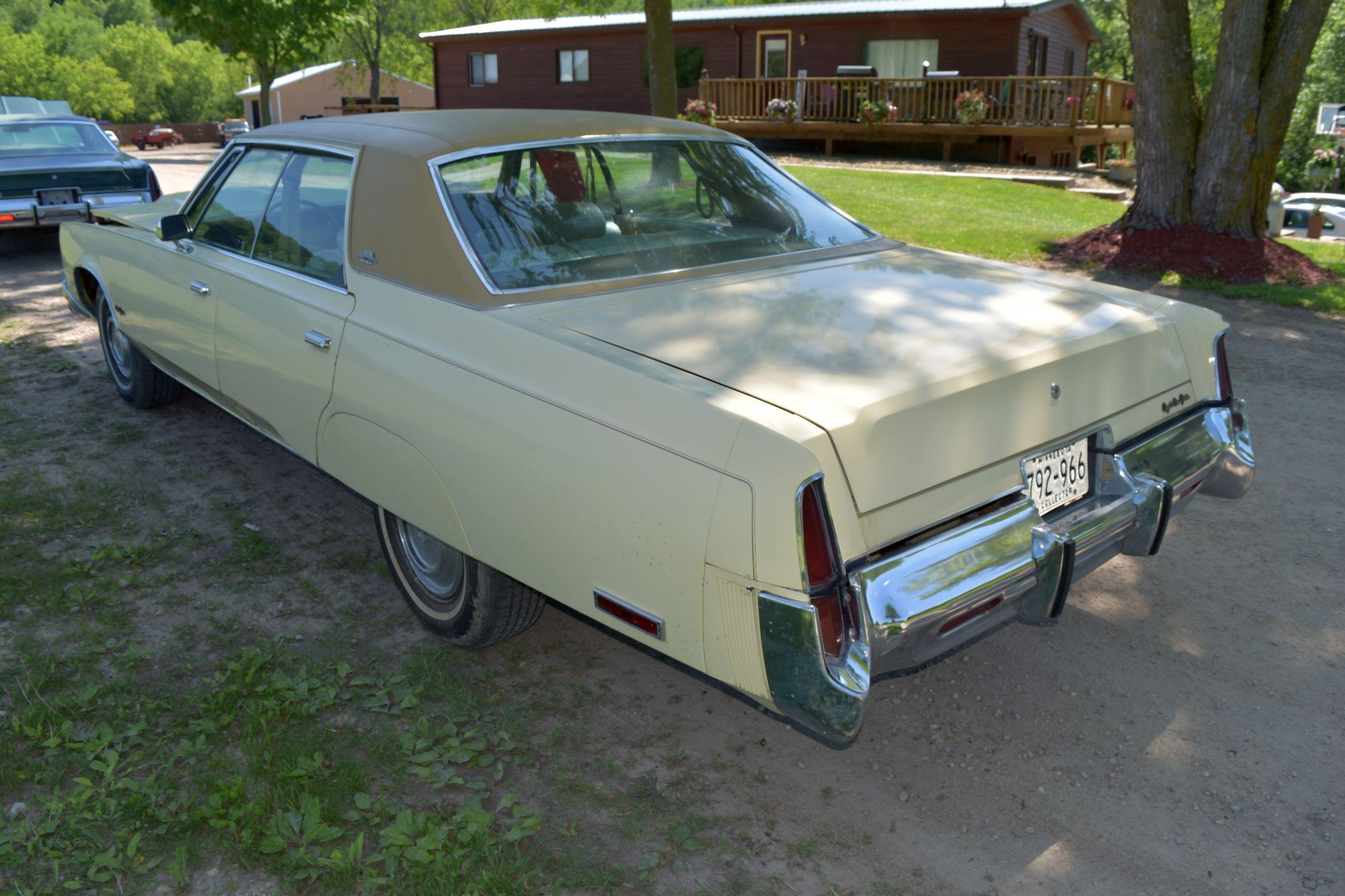 1977 Chrysler New Yorker 4 Door Car, 93,141 Original Miles, 440ci Engine, Auto Transmission, Plastic