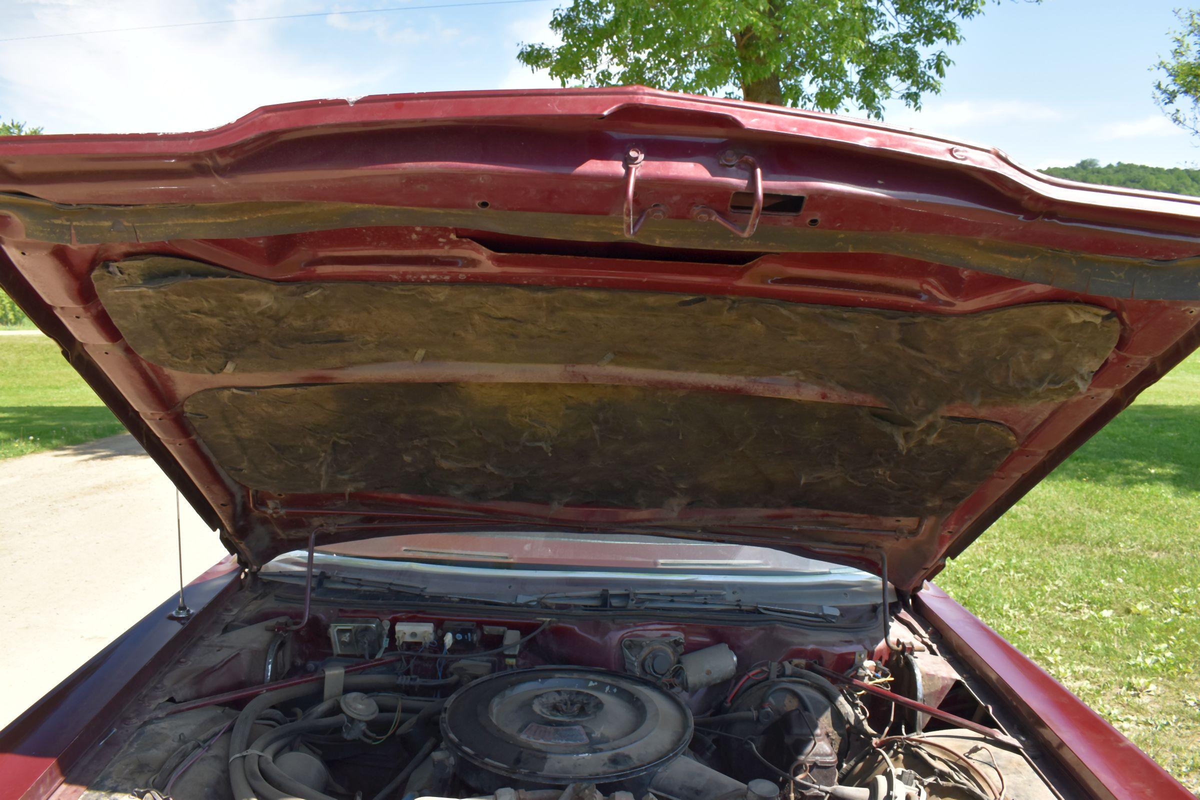 1976 Chrysler Newport Custom 4 Door Sedan, 62,021 Miles, Original Miles, Maroon In Color, 400Ci Engi