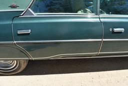 1978 Chrysler New Yorker 4 Door Car, 99,569 Original Miles, 400ci Engine, Auto Transmission, Cloth