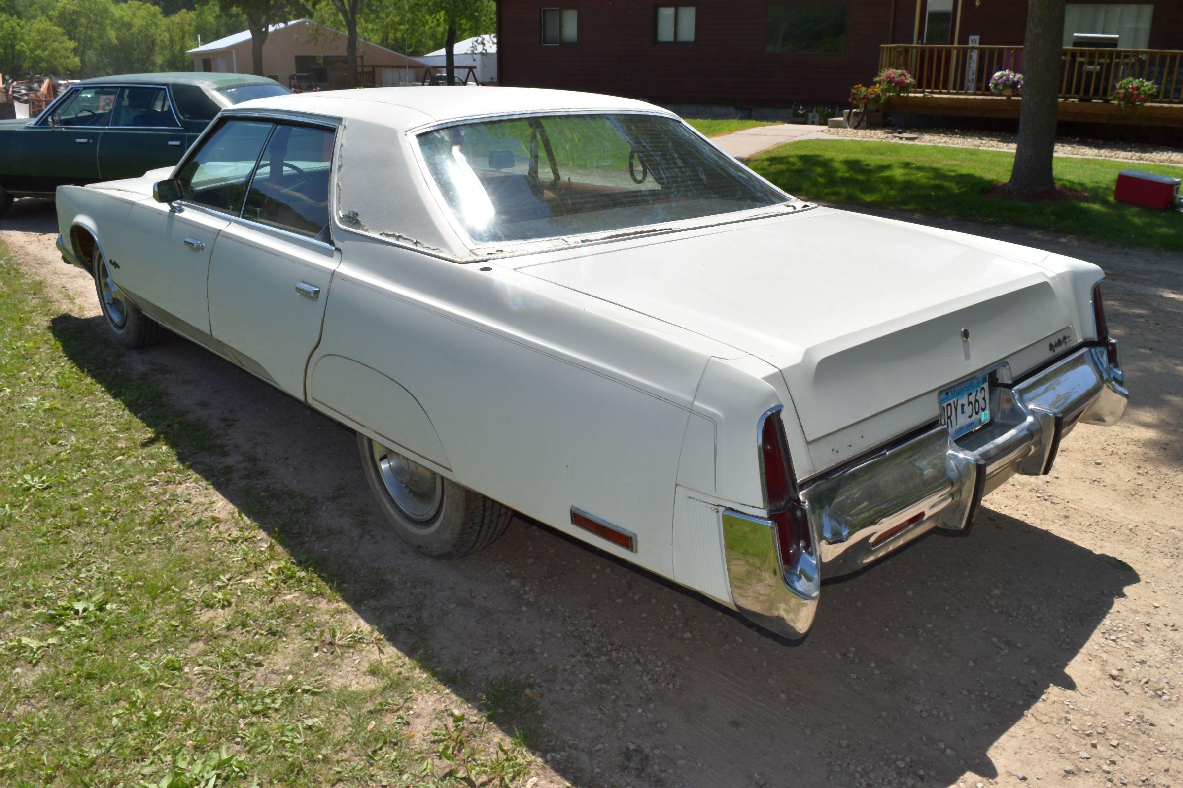 1977 Chrysler New Yorker 4 Door Car, 76,012 Original Miles, 440ci Engine, Auto Transmission, Vinyl T