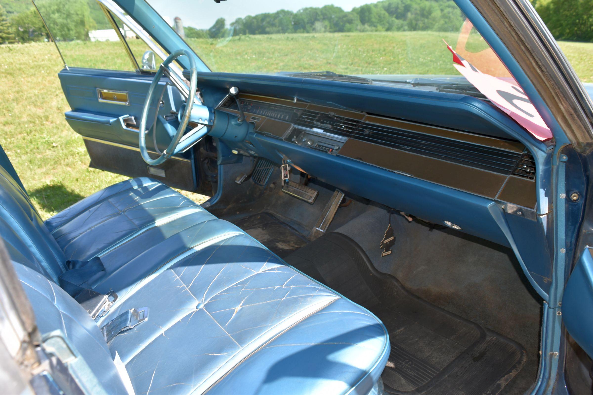 1968 Chrysler Imperial 4 Door Car, 96,355 Original Miles, 440ci Engine, New Transmission Auto, Blue