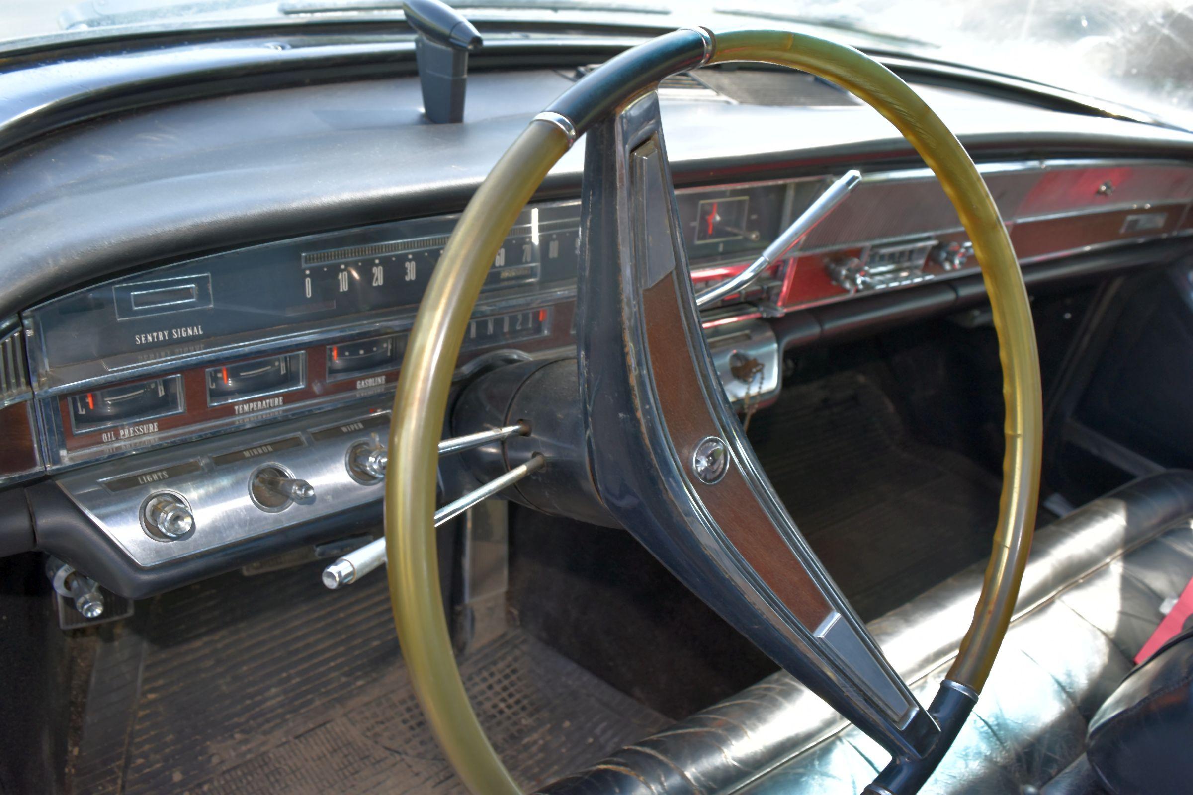 1965 Chrysler Crown  Imperial 4 Door Car, 62,391 Miles, Original Miles, Vinyl Top, Black Leather Int