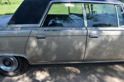 1965 Chrysler Crown  Imperial 4 Door Car, 62,391 Miles, Original Miles, Vinyl Top, Black Leather Int