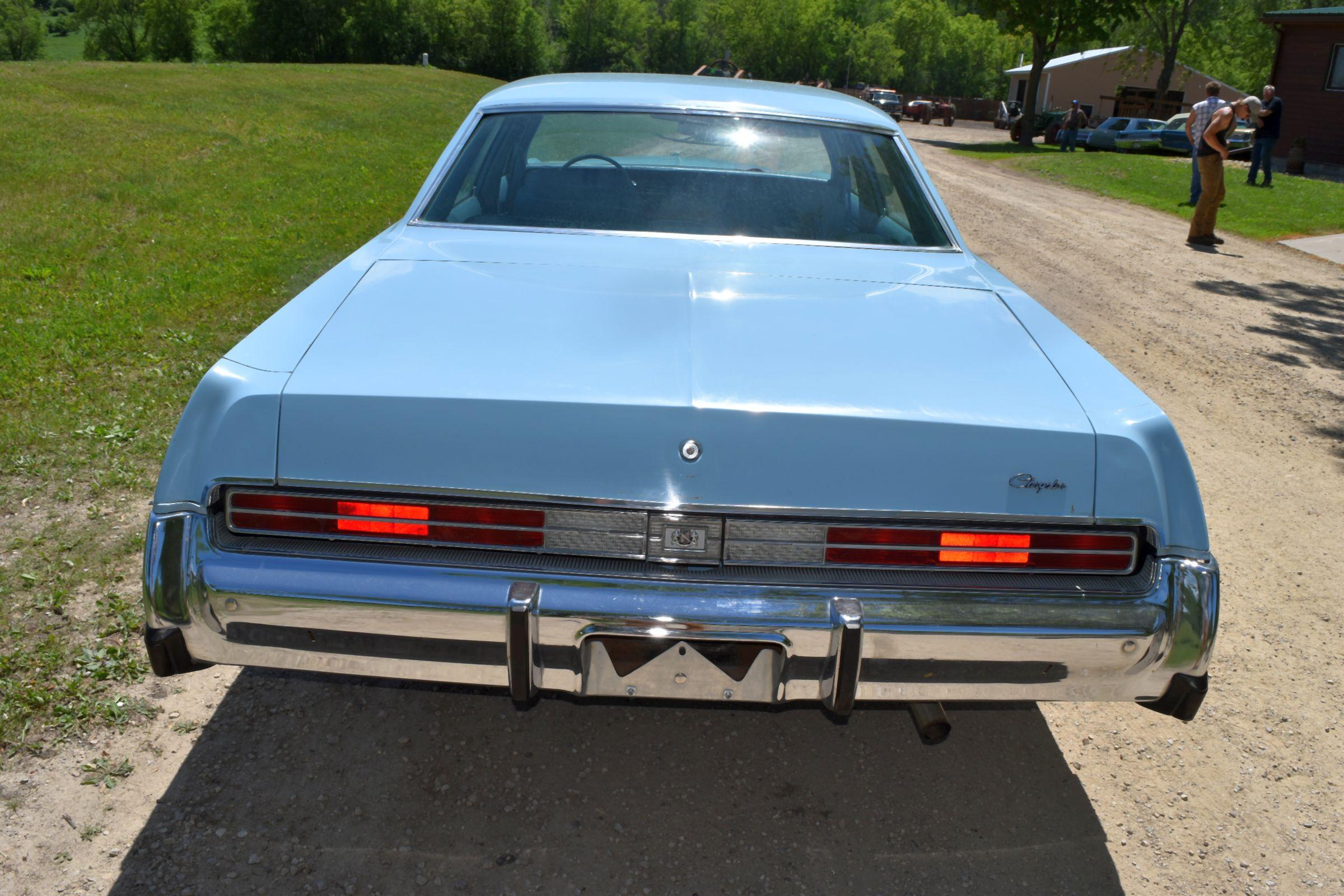 1977 Chrysler Newport 4 Door Car, 52,741 Miles, 400ci Engine, Auto Transmission, Leather Interior, V