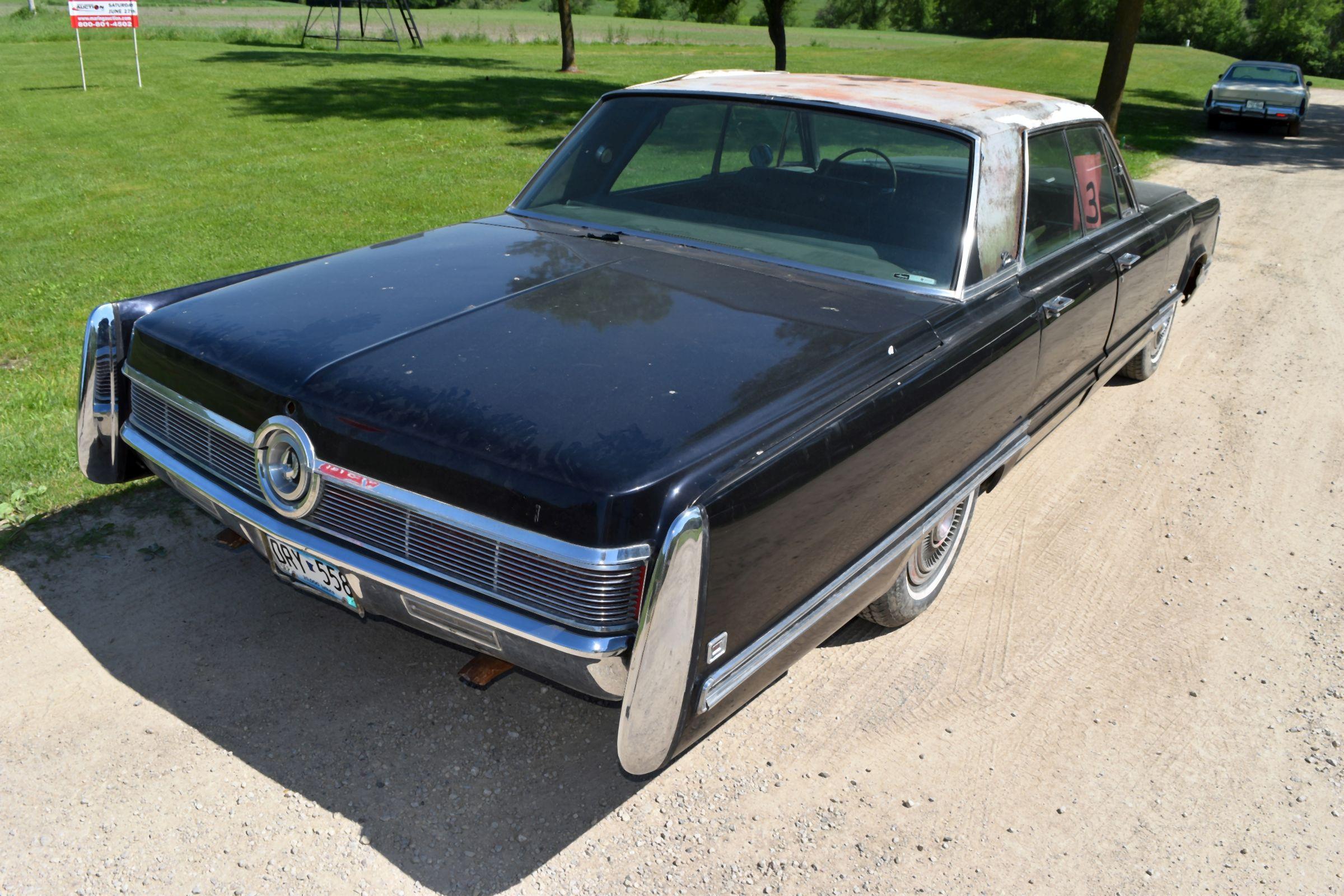 1968 Chrysler Imperial 4 Door Car, 42,647 Miles Showing, 440ci Engine, Auto Transmission, Leather In