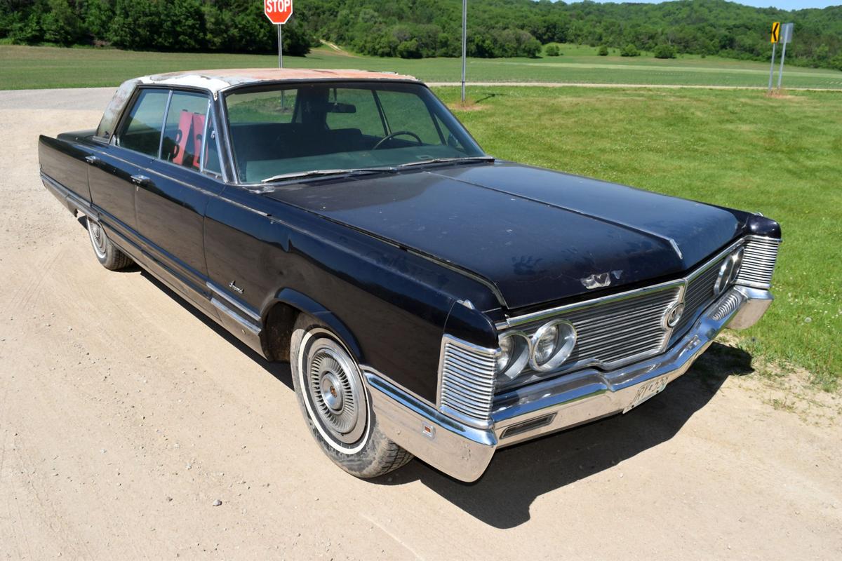 1968 Chrysler Imperial 4 Door Car, 42,647 Miles Showing, 440ci Engine, Auto Transmission, Leather In