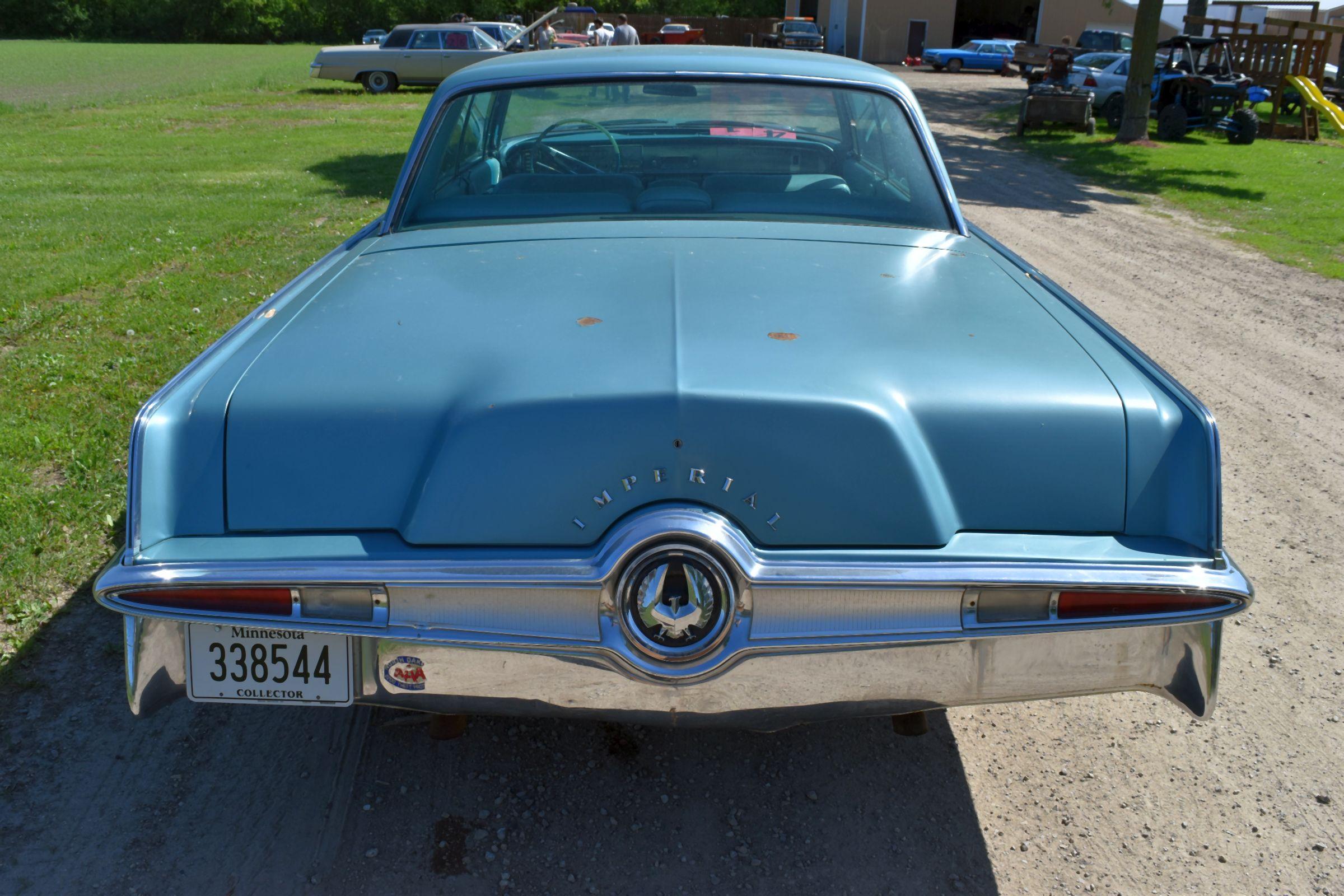 1964 Chrysler Imperial 4 Door Sedan, 92,877 Original Miles, 413ci Engine, Push Button Transmission,