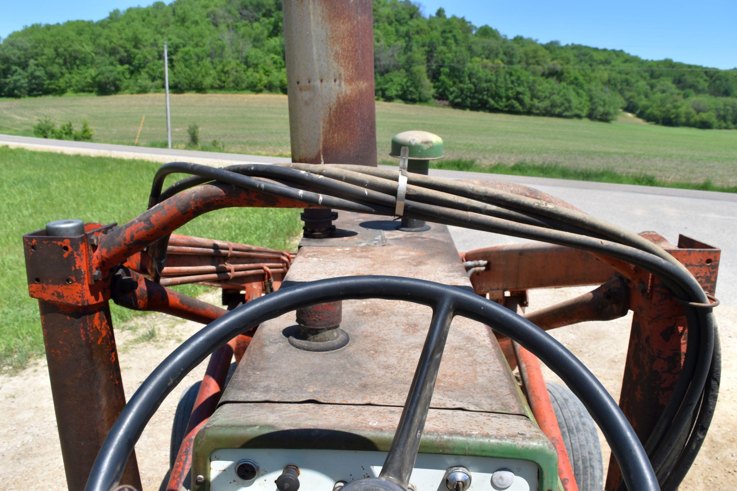 Oliver 1650 Gas Tractor, Wide Front, 15.5x38 Tires, 3pt., 540PTO, 2 Hydraulics, Square Fendes, 4,119