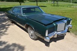 1978 Chrysler New Yorker 4 Door Car, 67,619 Original Miles, Green Leather Interior, 400ci Engine, Au