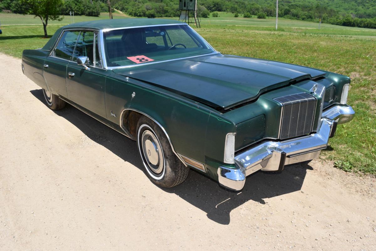 1974 Chrysler Imperial 4 Door Car, 75,155 Original Miles, Green Leather Interior, 440ci Engine, Auto