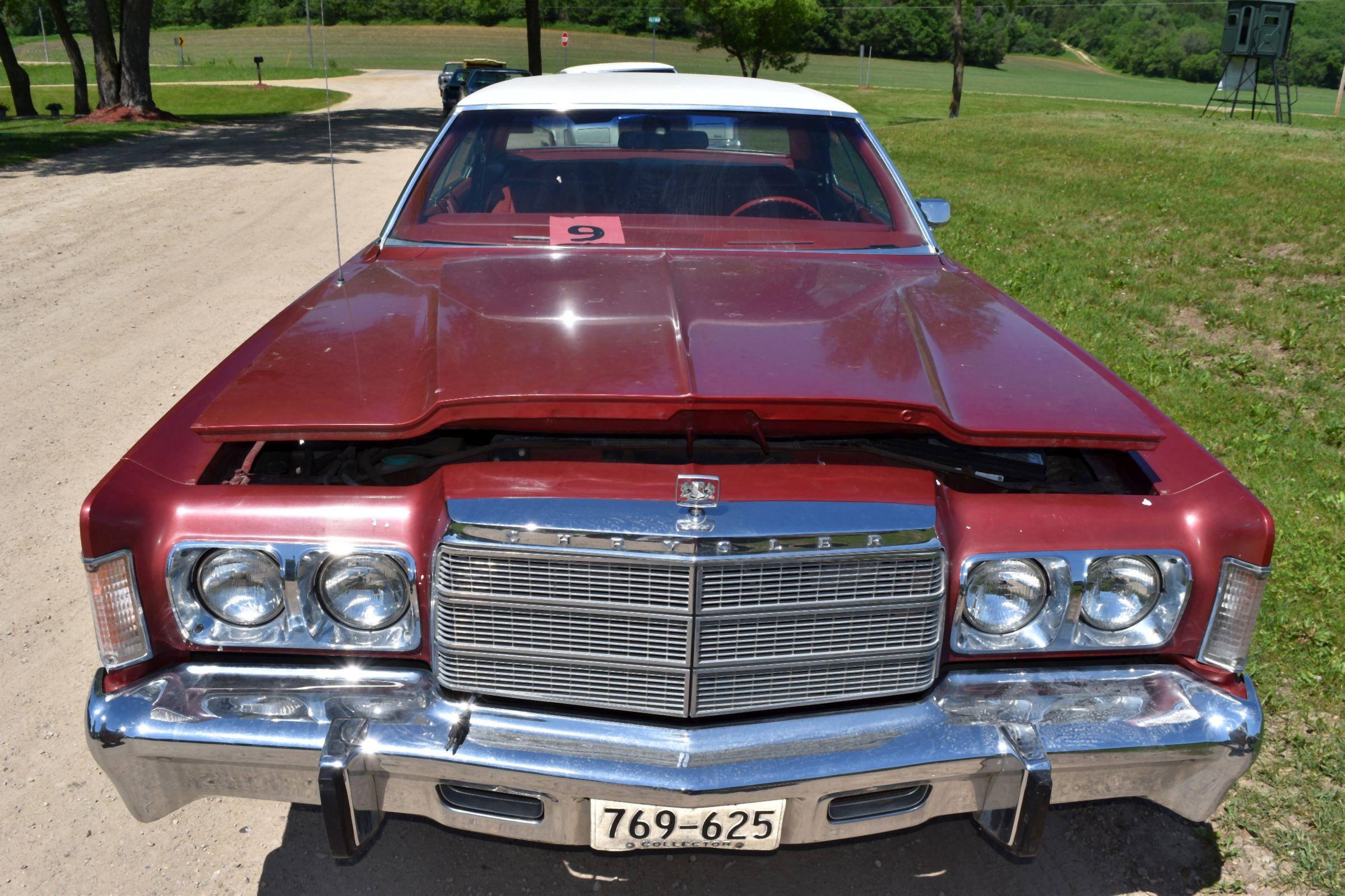 1978 Chrysler Newport 4 Door Car, 71,236 Original Miles, 400ci Engine, Auto Transmission, Cloth Int