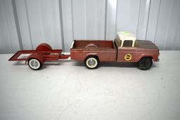 1960s Nylint Speedway Special Ford Truck, No Box, With Nylint Trailer