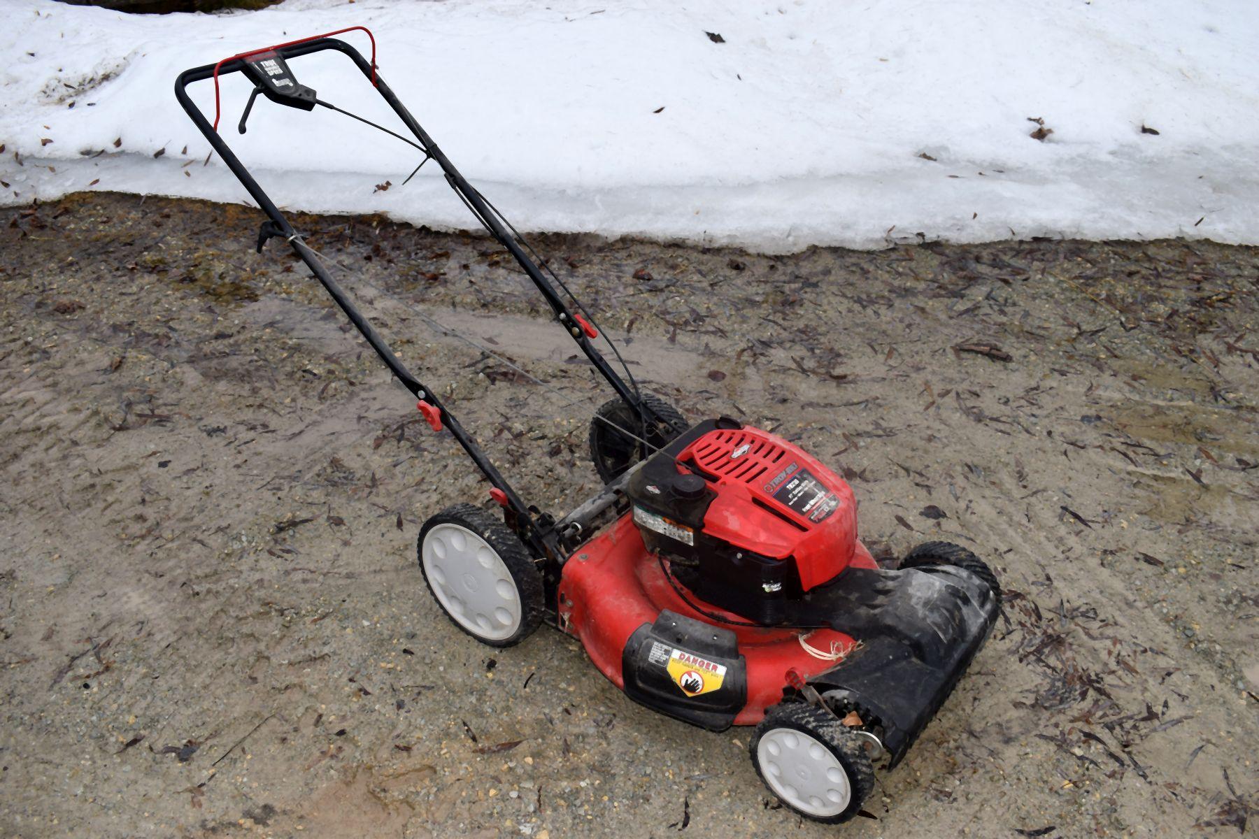 Troy Built Model TB230 21'' True Variable Speed Self Propelled Mower, Briggs 190cc Gas Motor