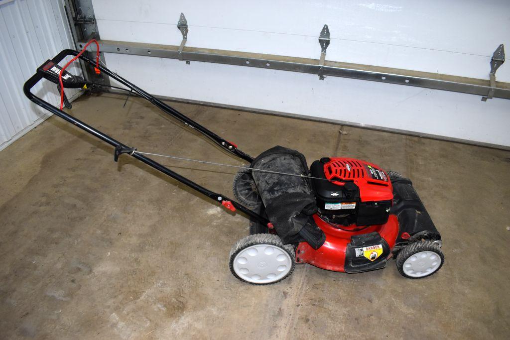 Troy Built Model TB230 21'' True Variable Speed Self Propelled Mower, Briggs 190cc Gas Motor