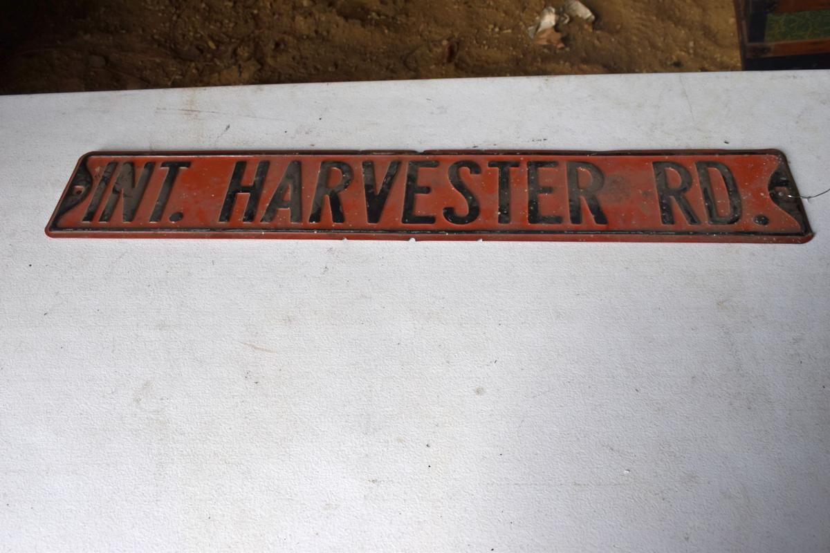 IH Steel Sign, 34" Long