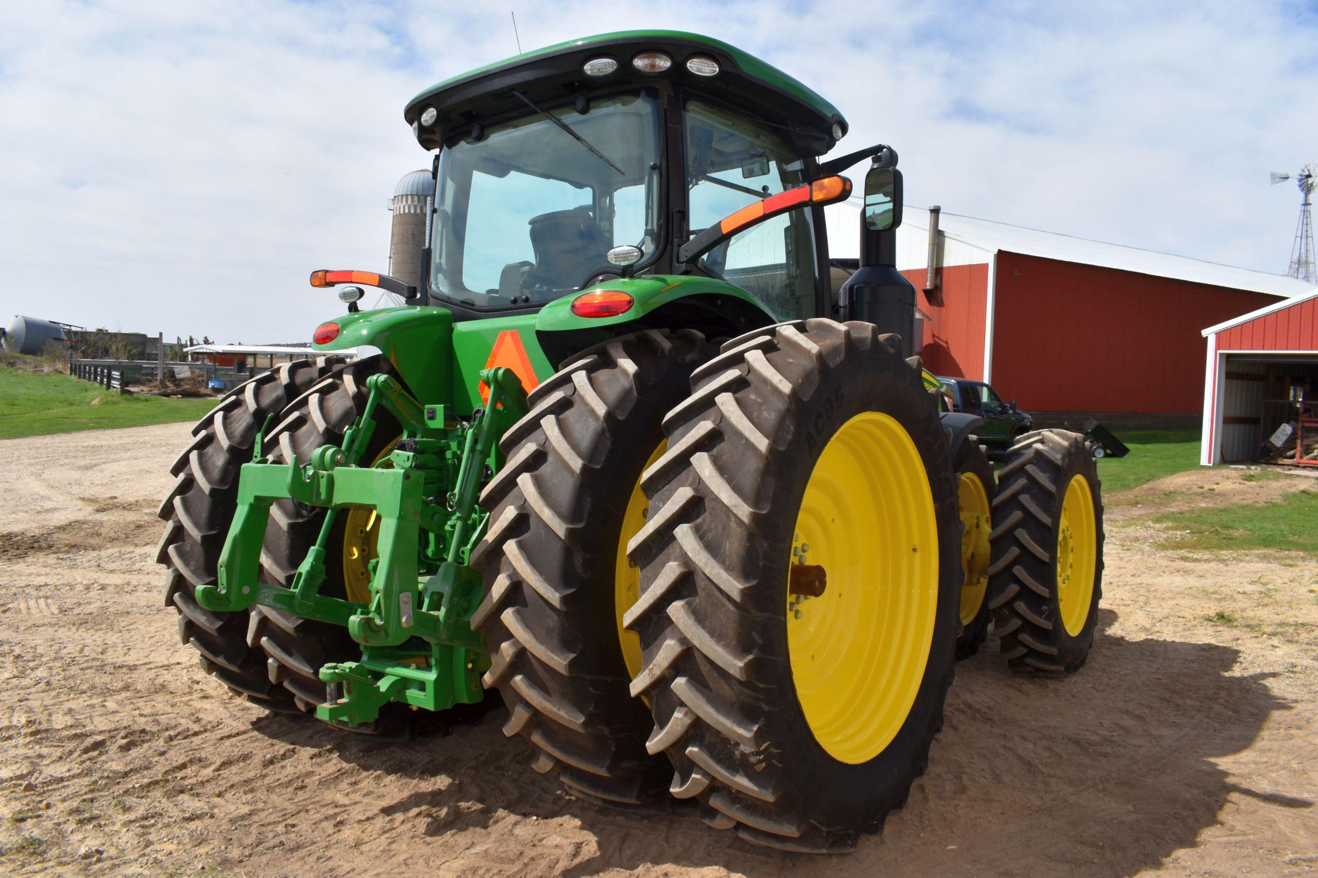 2014 John Deere 8270R MFWD Tractor, 232 Actual One Owner Hours, ILS, IVT, 480/80R50 Rear Duals, 380/