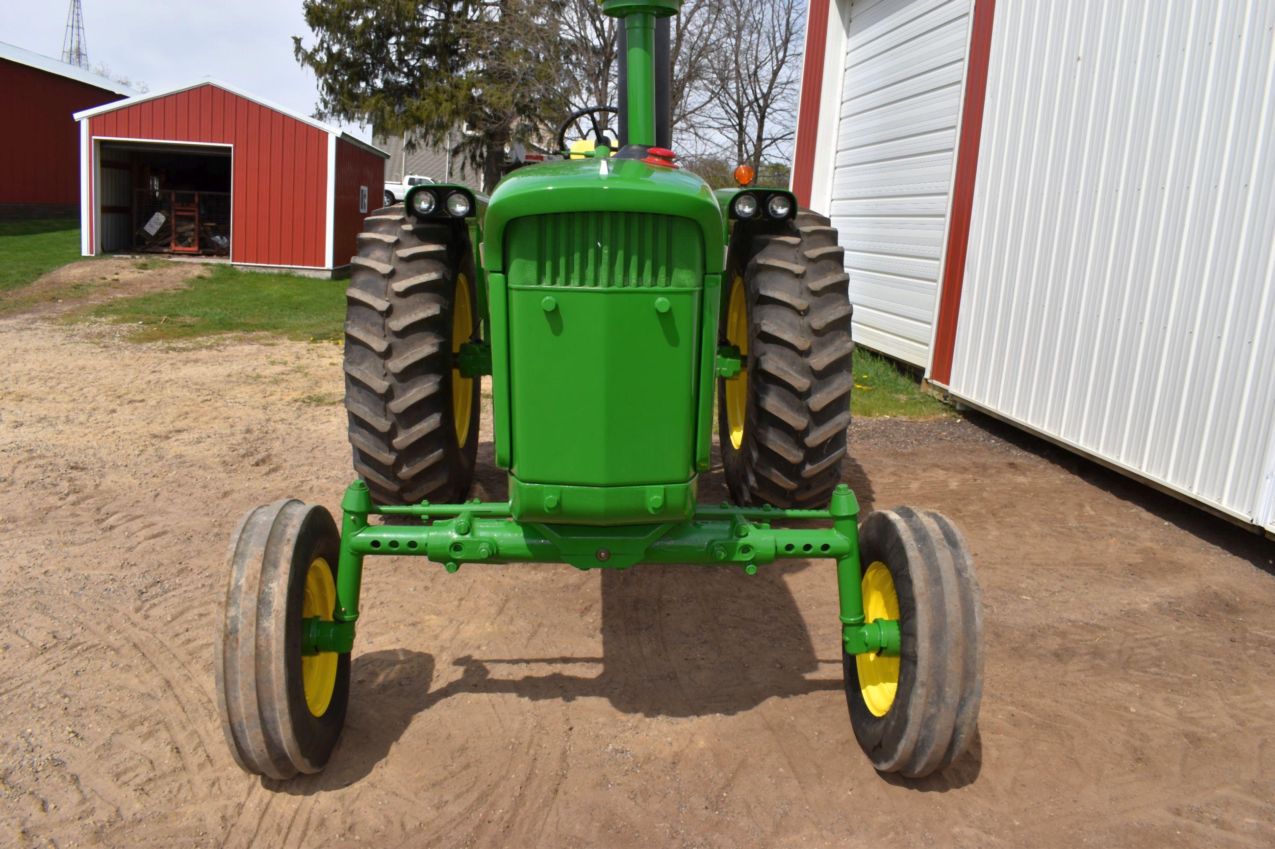 1967 John Deere 4020 Diesel Tractor, Wide Front, Open Station, New 18.4x34 Tires, 2 Hydraulics, 3pt.